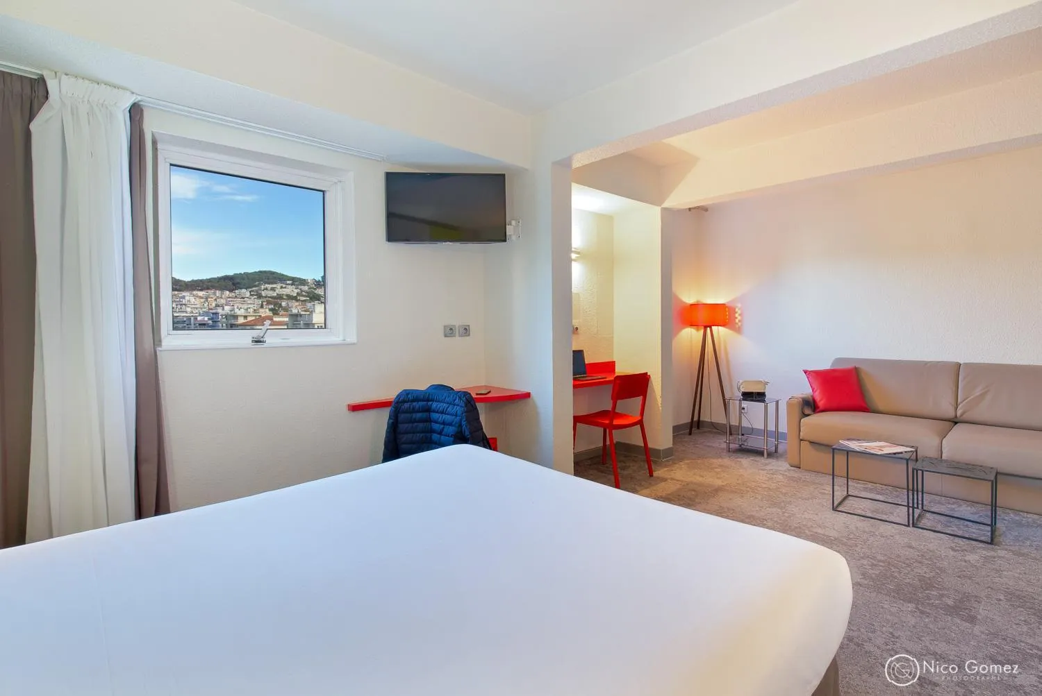 Bed in ibis Styles Cannes Le Cannet