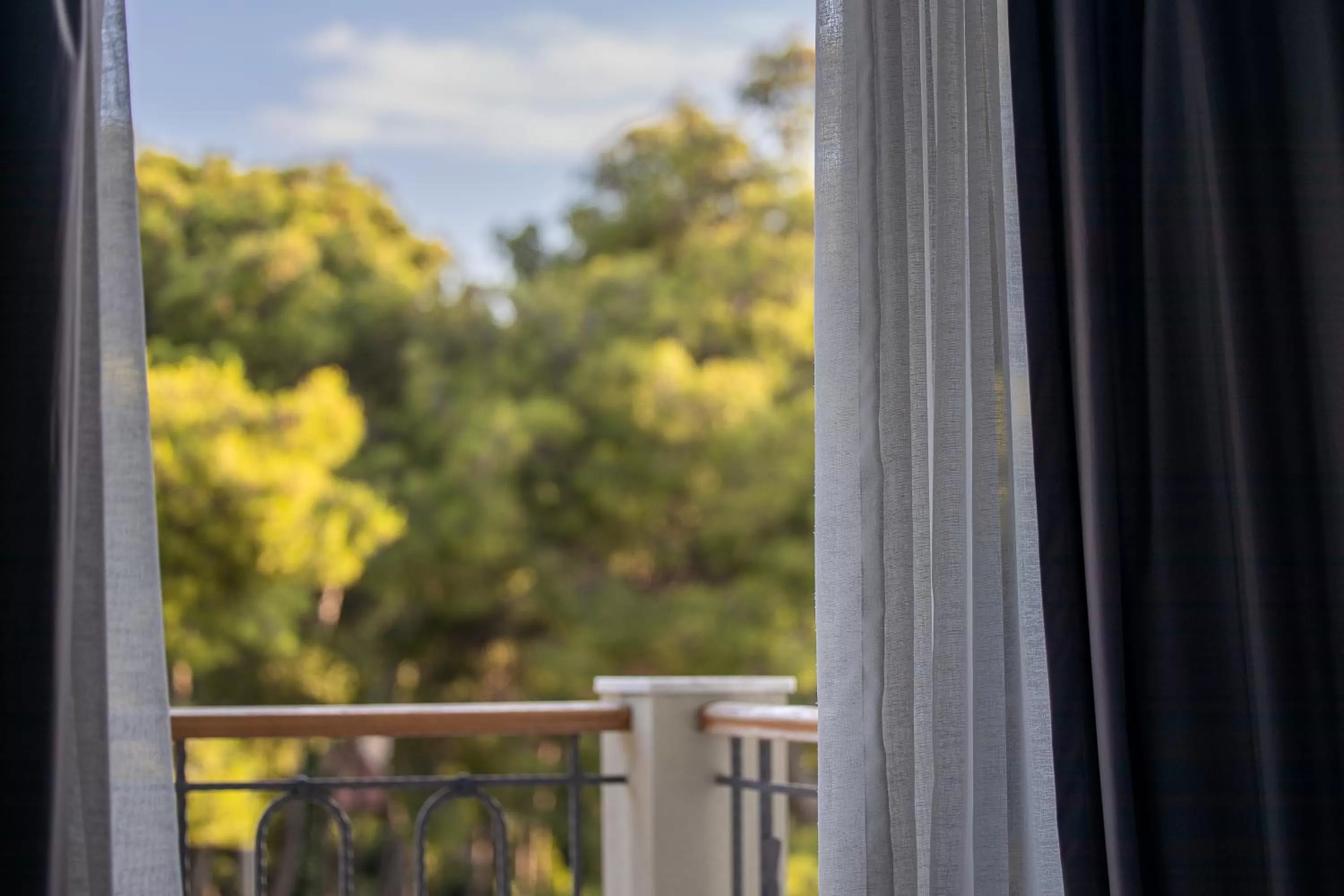 Garden view in Domotel Kastri