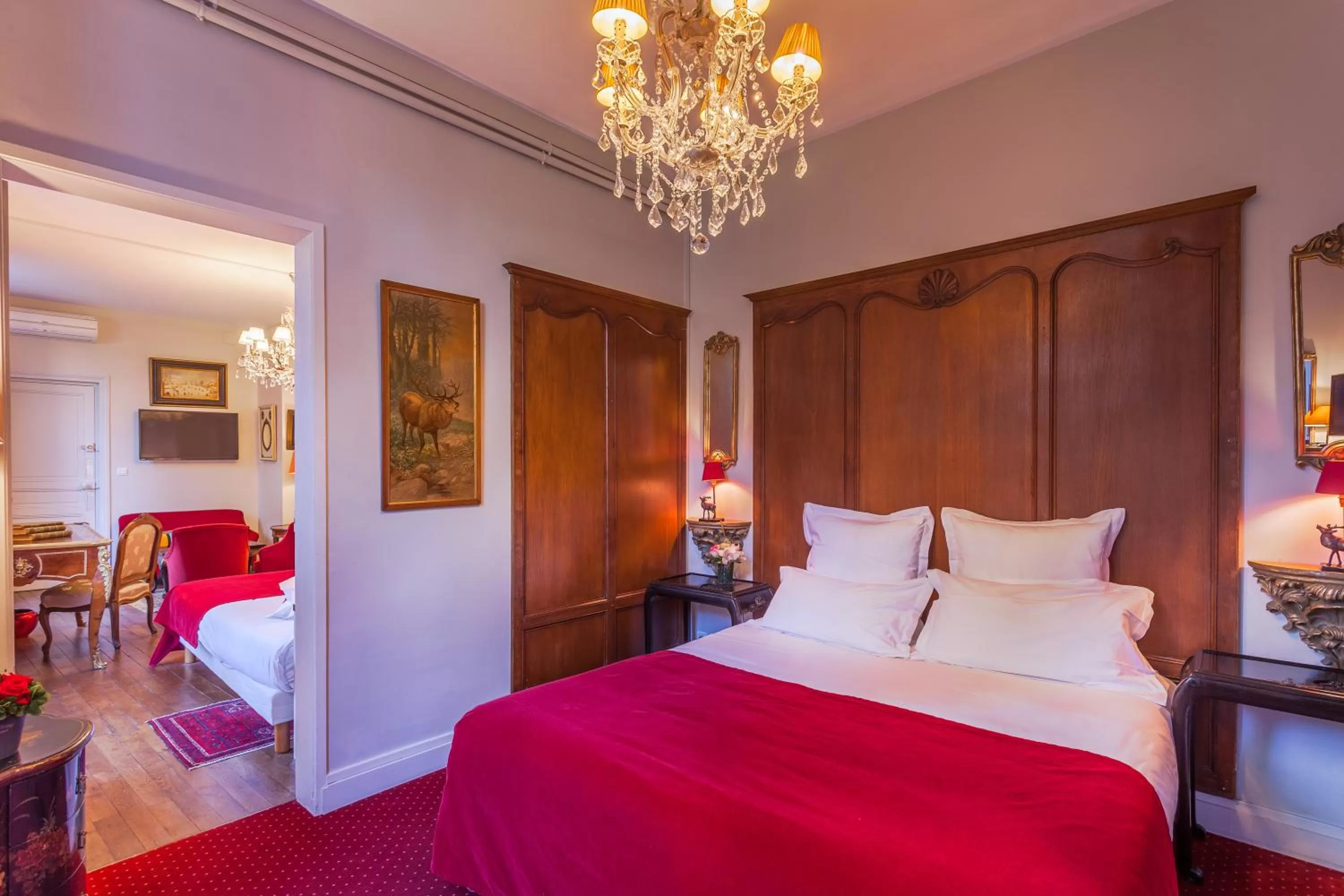 Bedroom, Bed in Le Clos d'Amboise