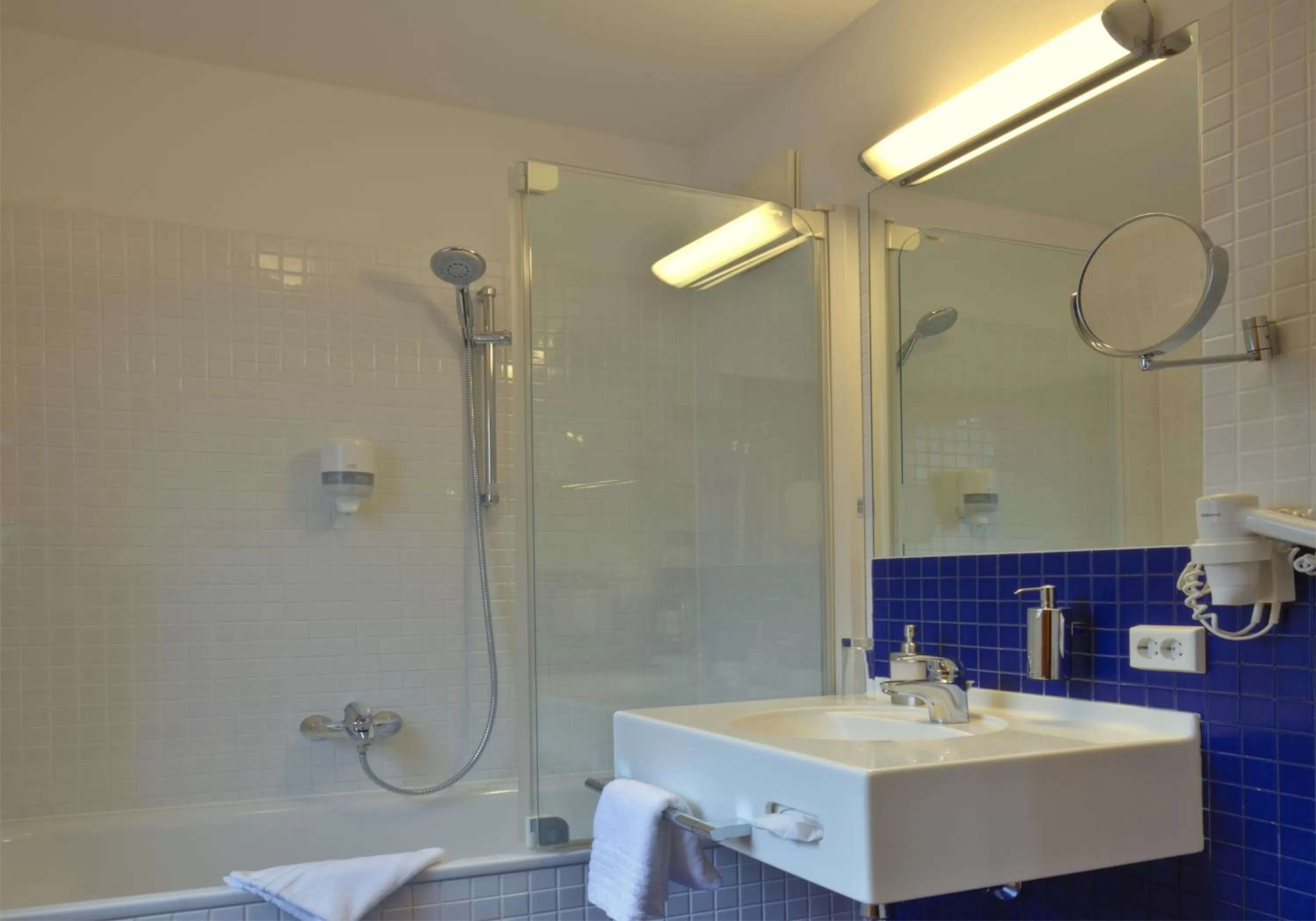 Bathroom in Wohlfühlhotel Goiserer Mühle