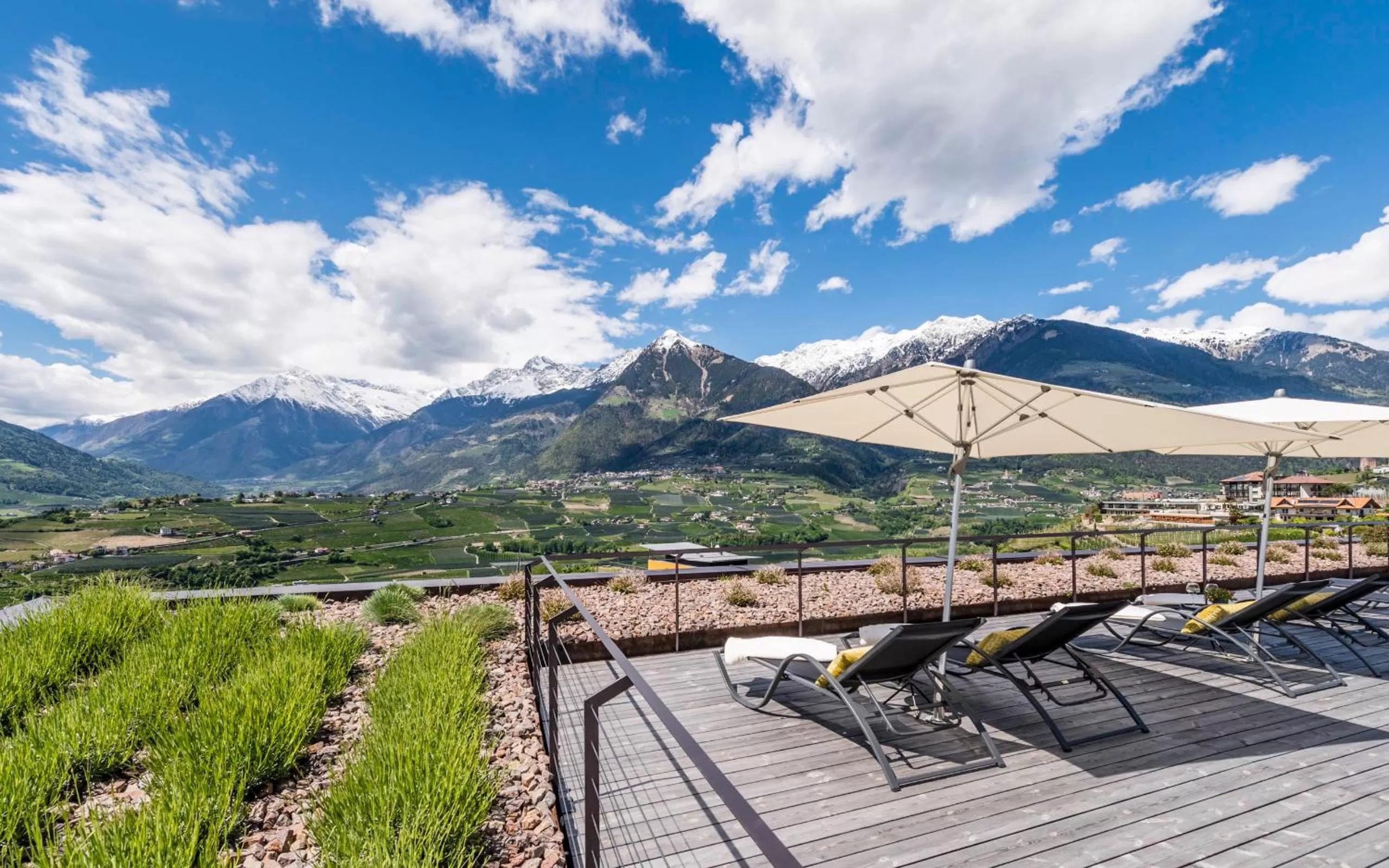 Mountain view in Hotel Rosengarten (Schenna Resort)