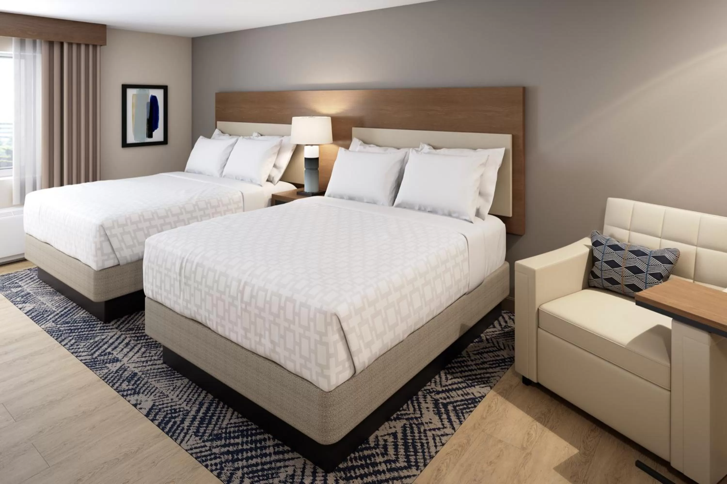 Bed in Candlewood Suites - Detroit - Auburn Hills by IHG