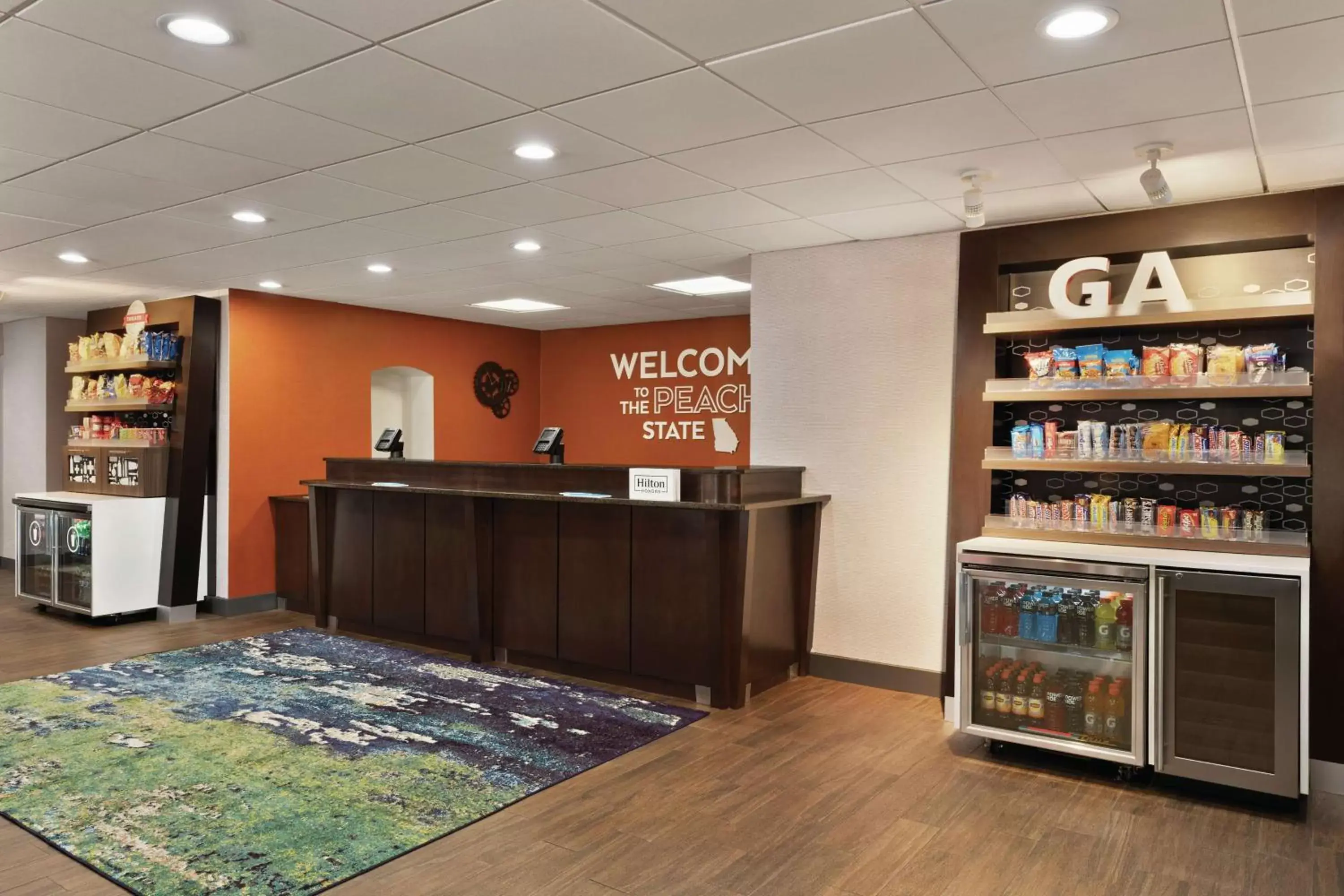 Lobby or reception in Hampton Inn Atlanta-Stone Mountain