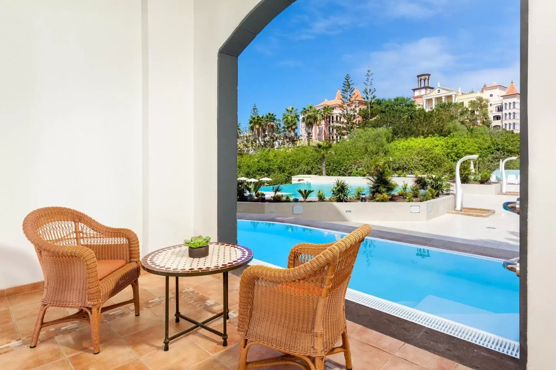 Balcony/Terrace, Pool View in Gran Tacande Wellness & Relax Costa Adeje