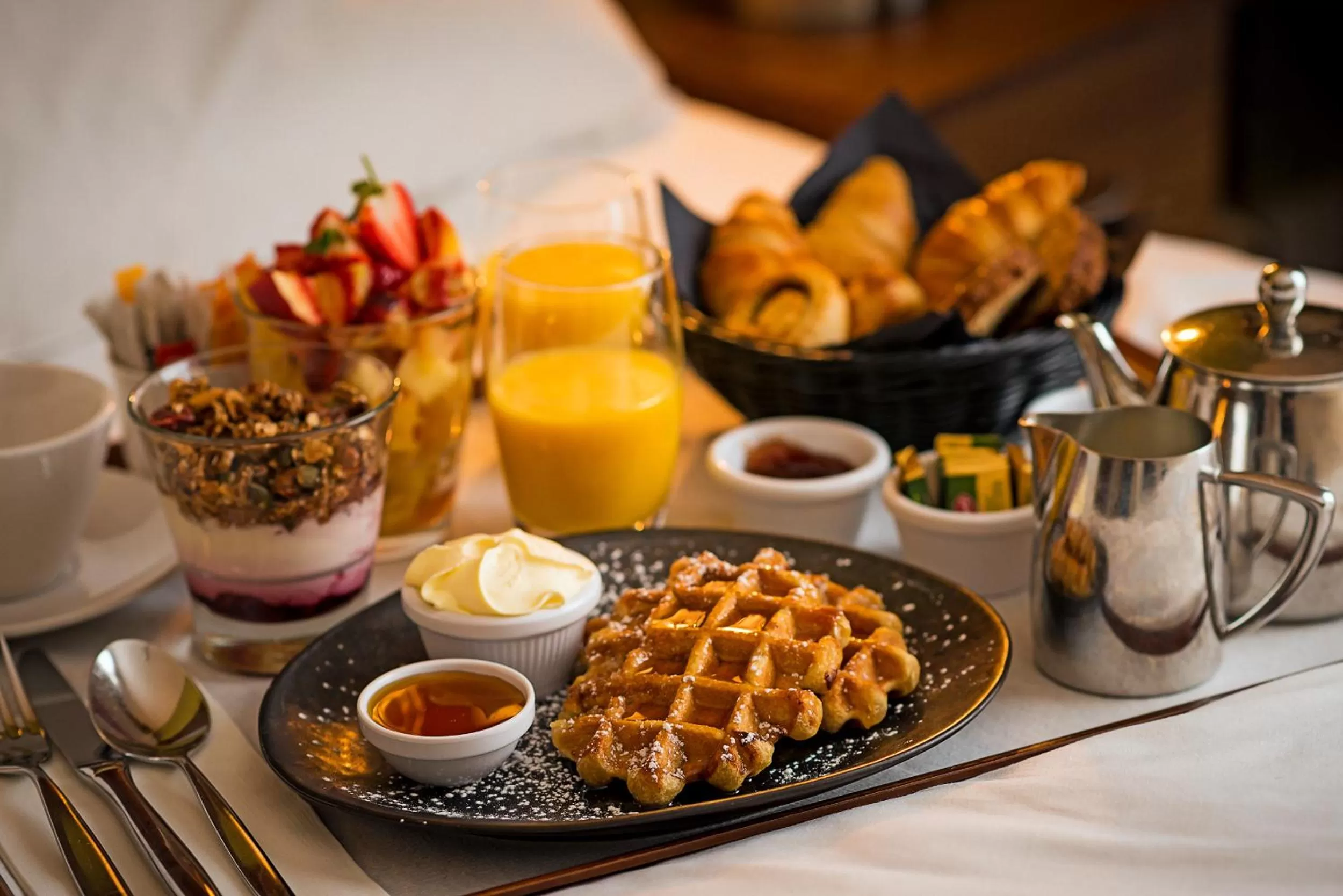 Breakfast in The Savoy Hotel