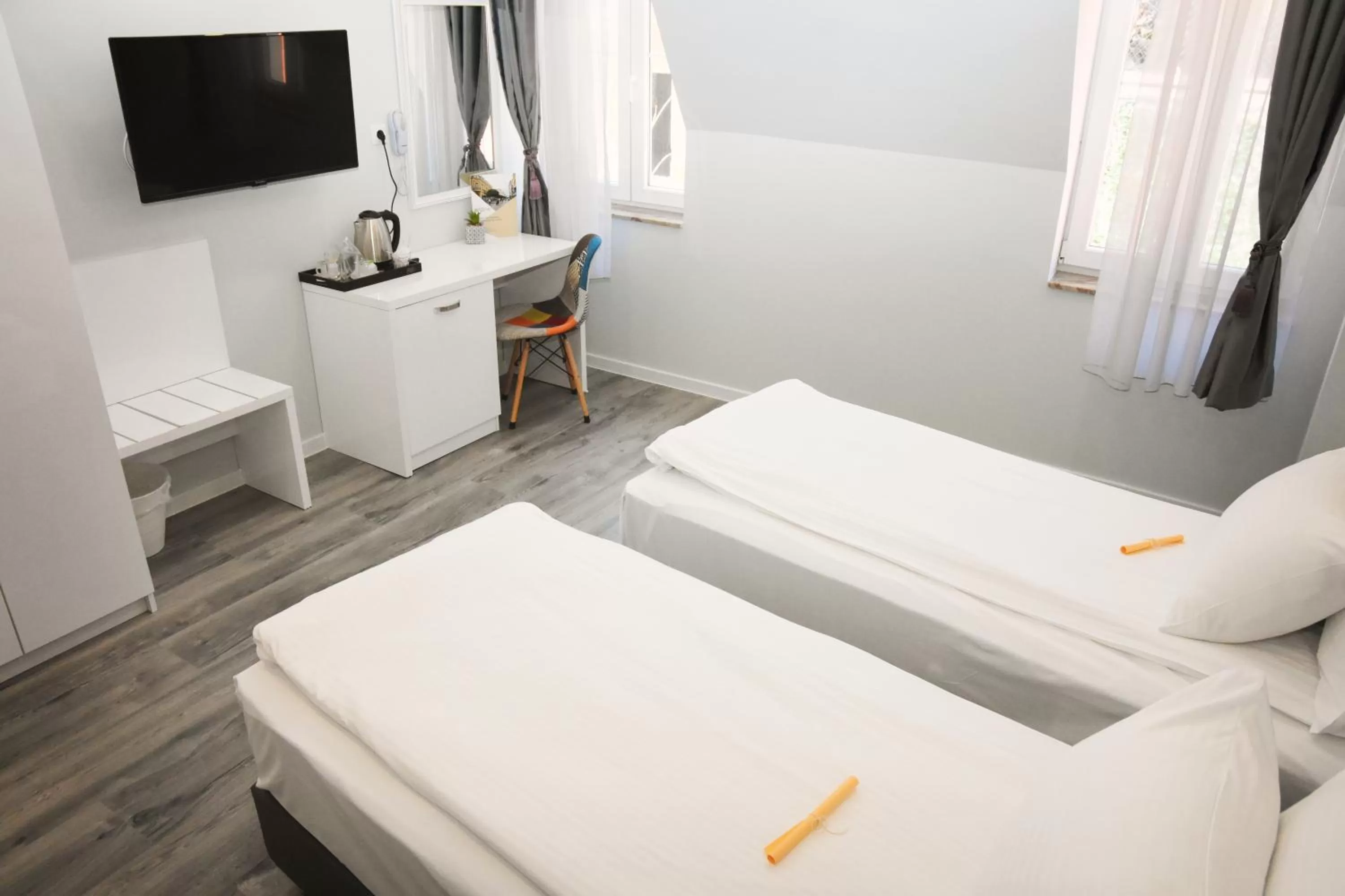 Photo of the whole room, Bed in Plovdiv City Center Hotel