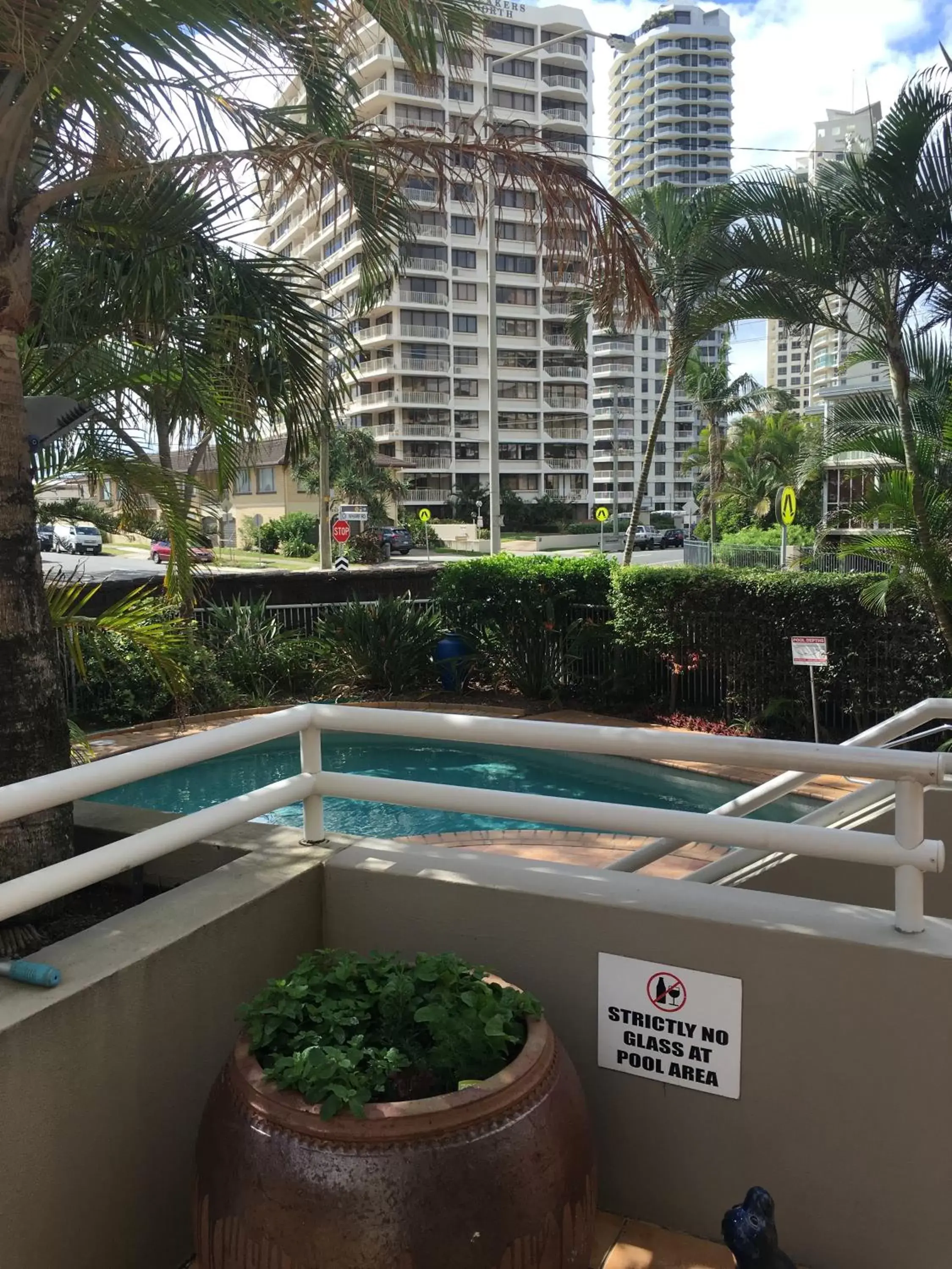 Garden view, Swimming Pool in Wharf Boutique Apartments