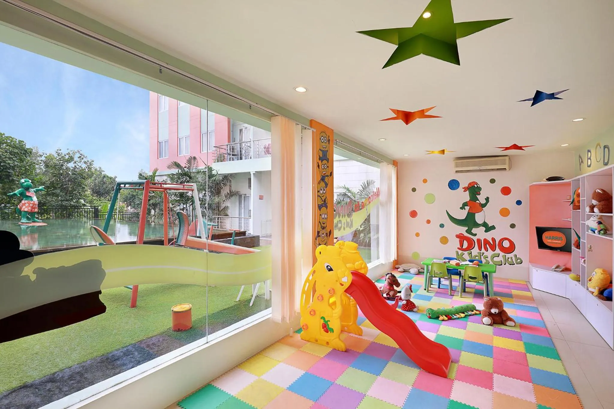 Children play ground in HARRIS Hotel & Residences Riverview Kuta, Bali