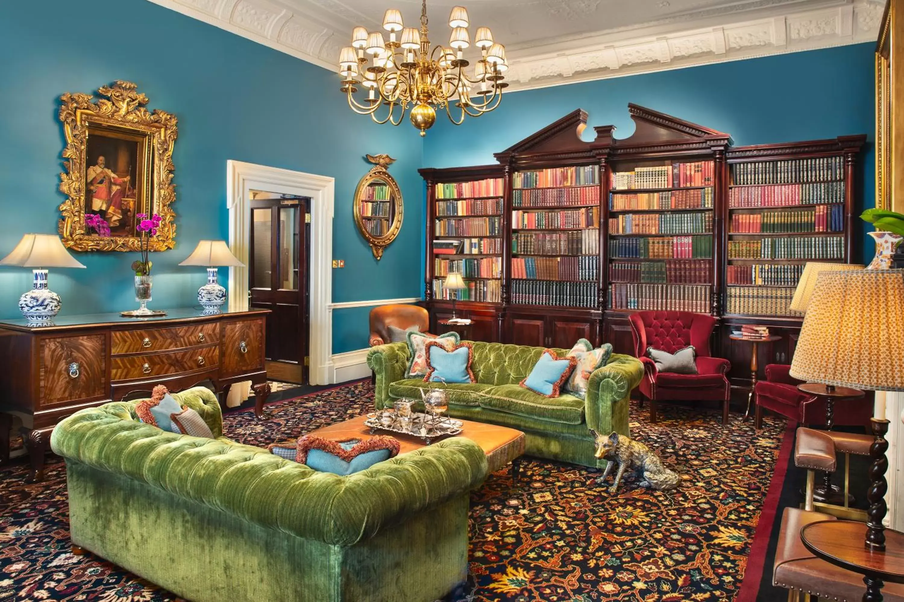 Library in The Gore London - Starhotels Collezione