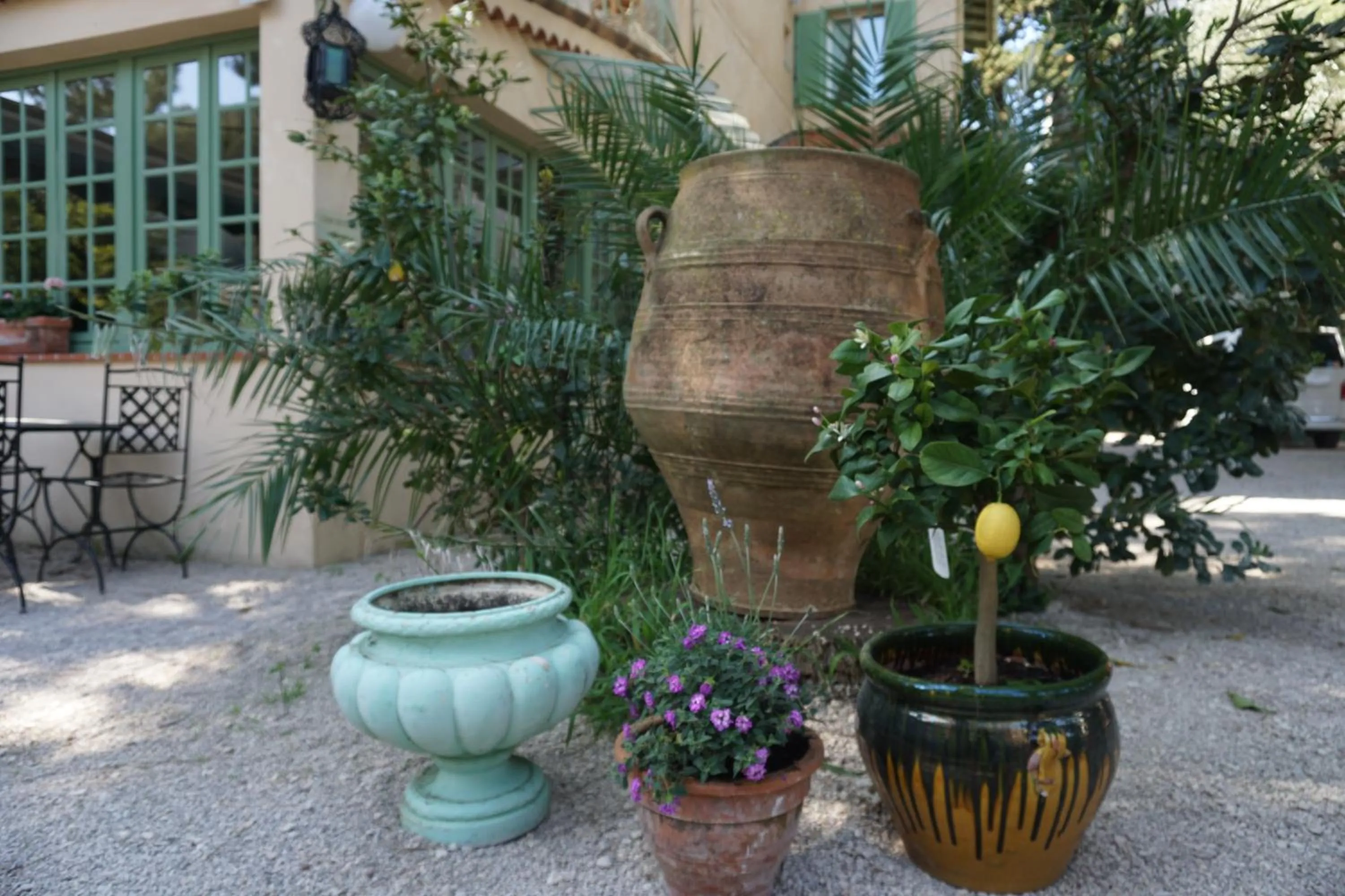 Garden in Hotel Le Ponteil