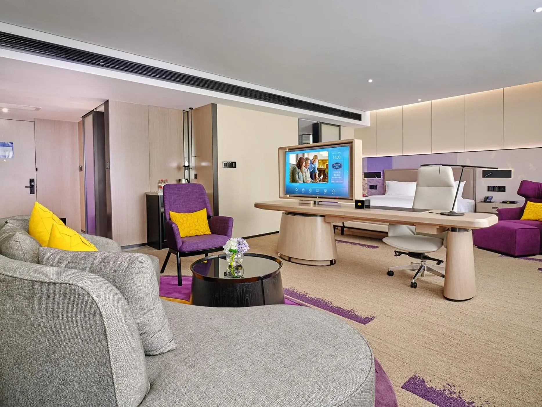 TV and multimedia, Seating Area in Hampton By Hilton Shenzhen North Station