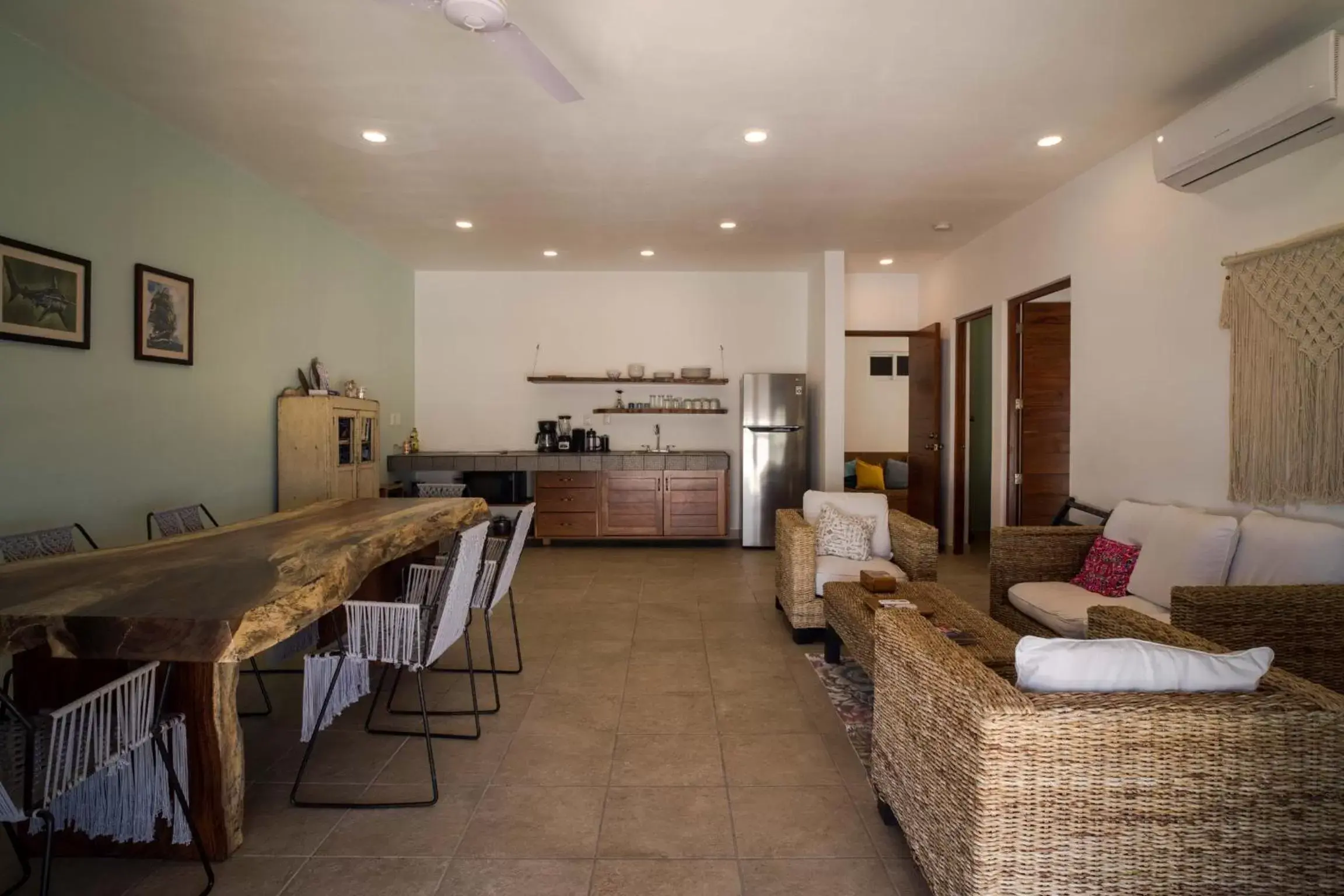 Living room, Dining Area in Caliza Tulum Hotel