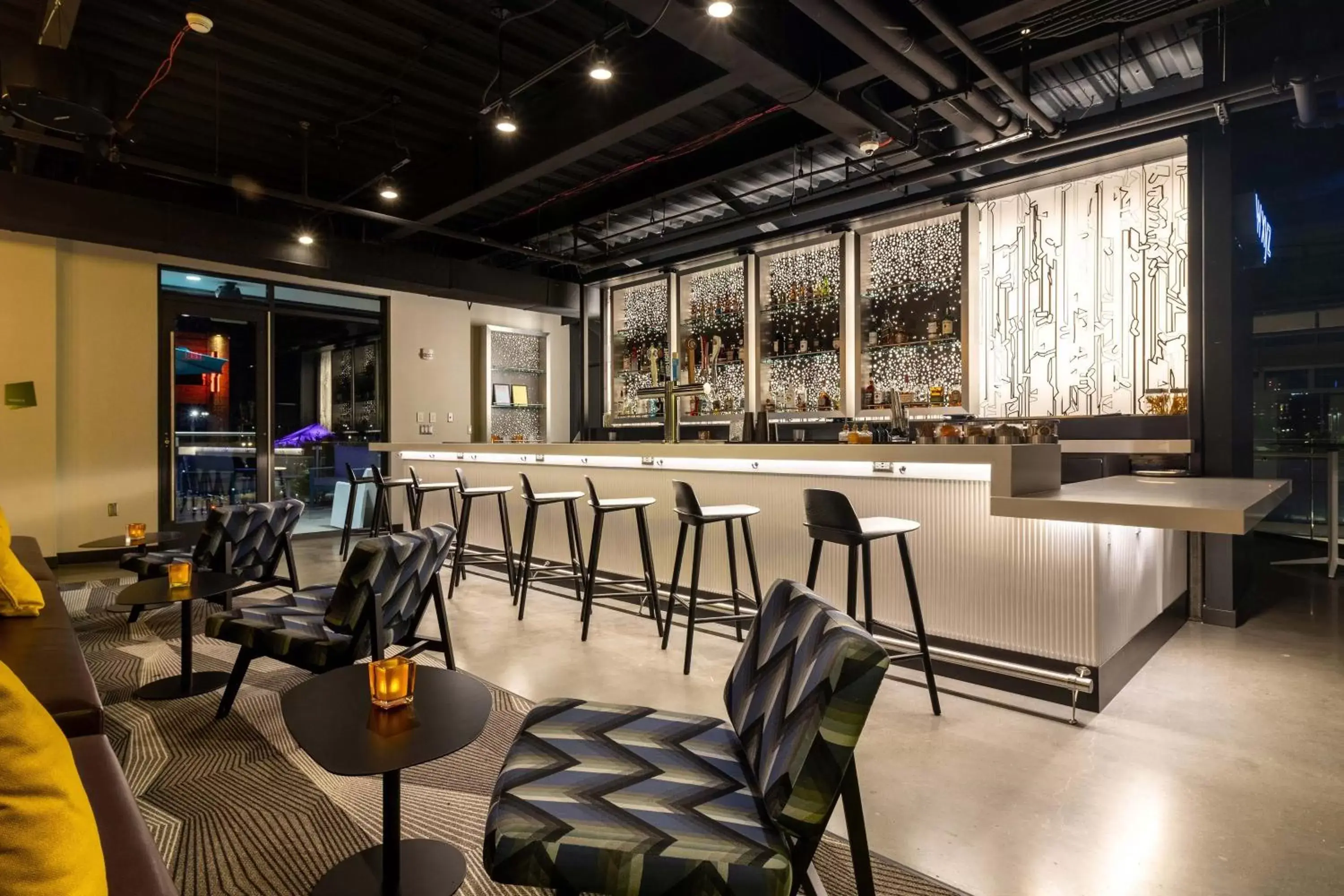 Lounge or bar, Lounge/Bar in Aloft St. Louis Cortex