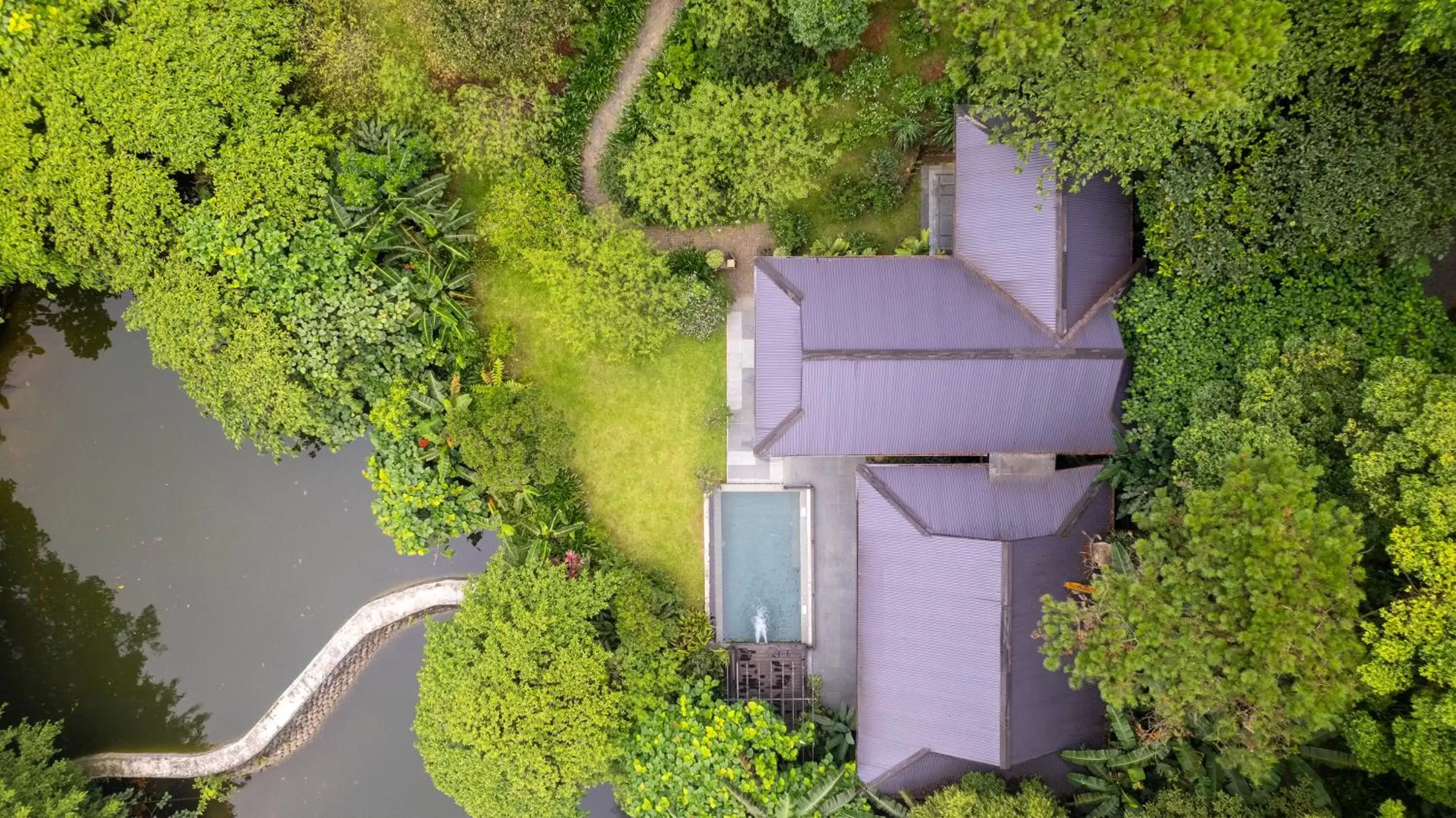 Property building, Bird's-eye View in Melia Ba Vi Mountain Retreat