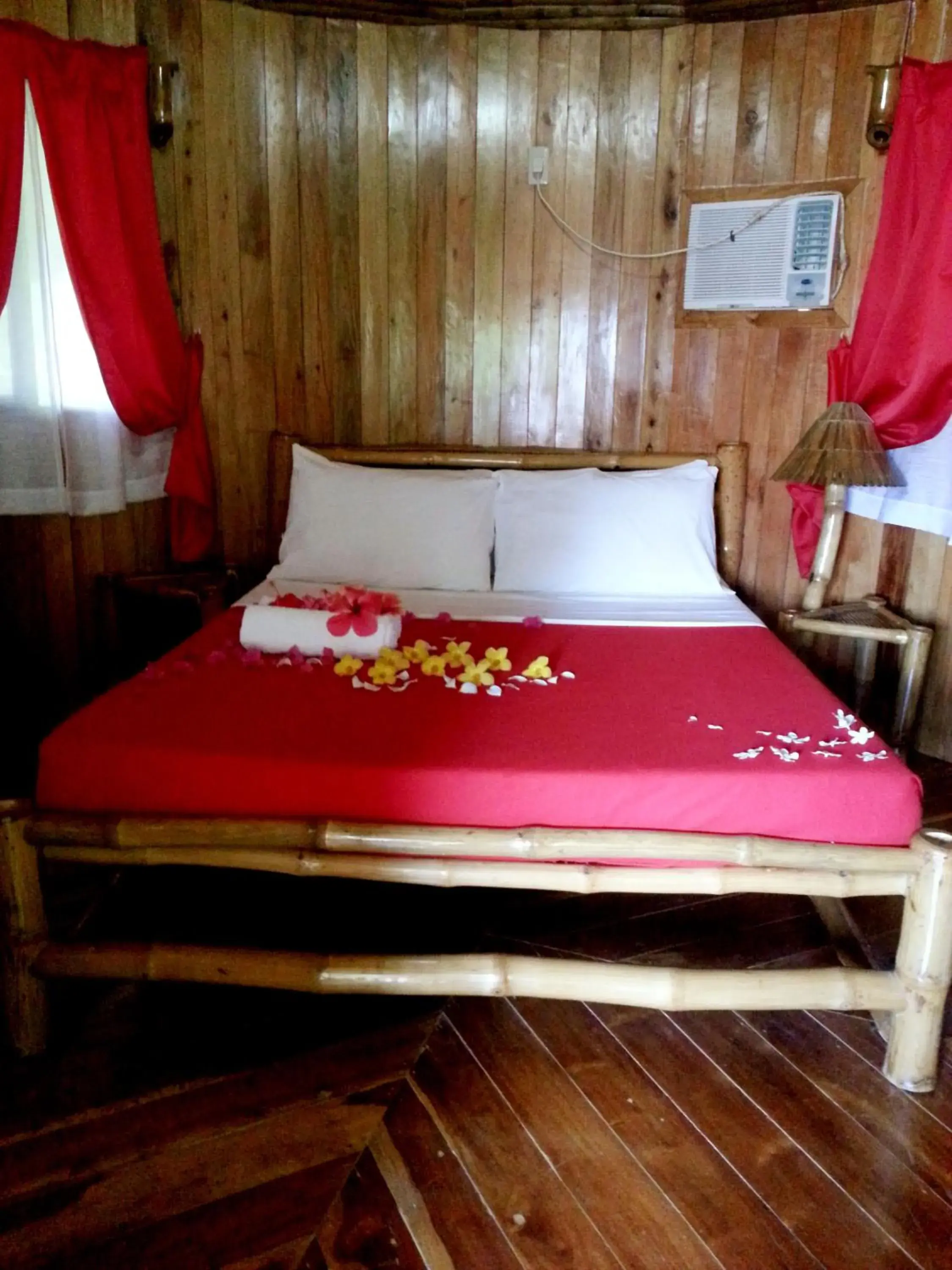 Bed in Hof Gorei Beach Resort Davao