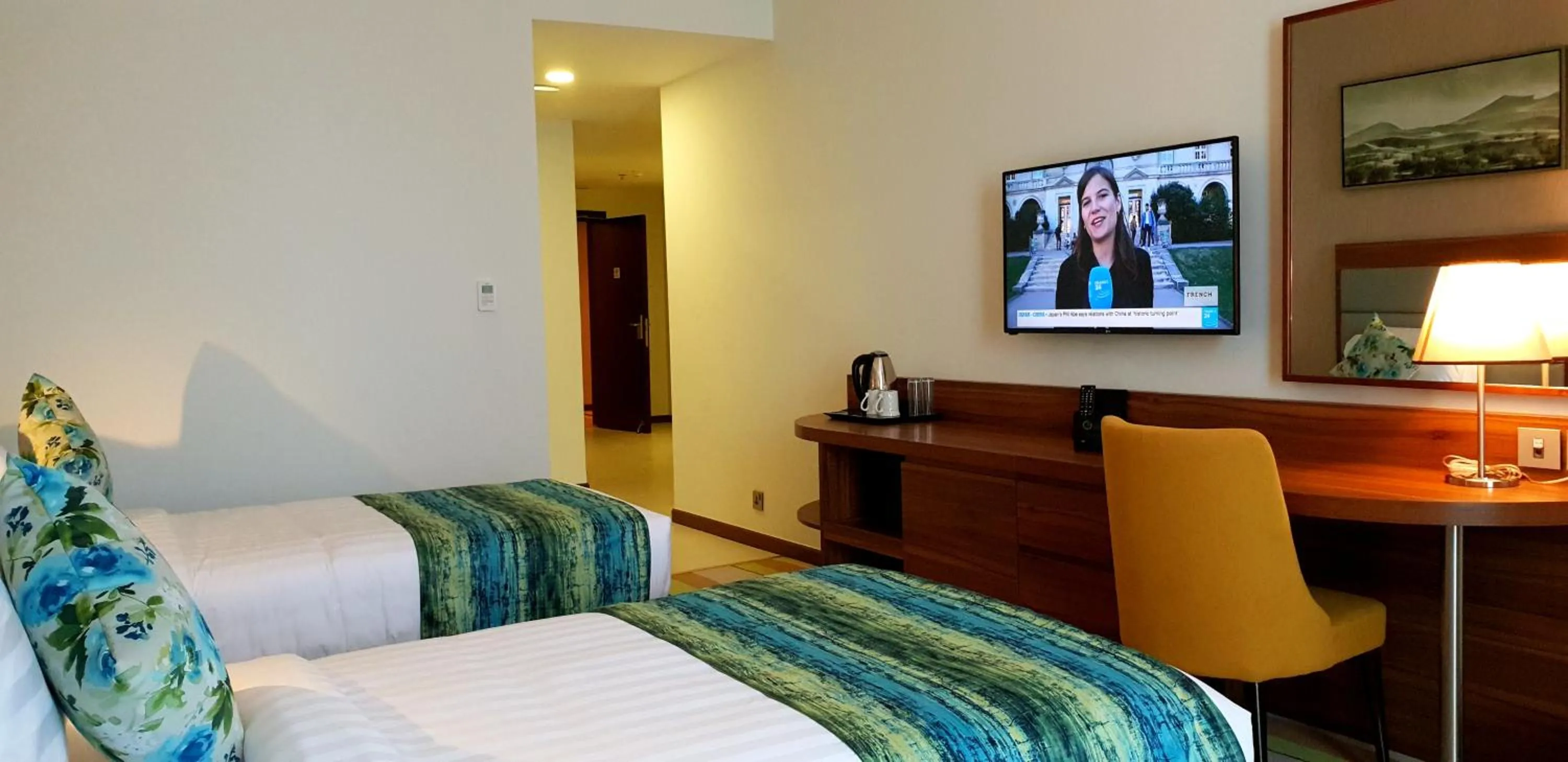 Bed in Jacob's Garden Hotel