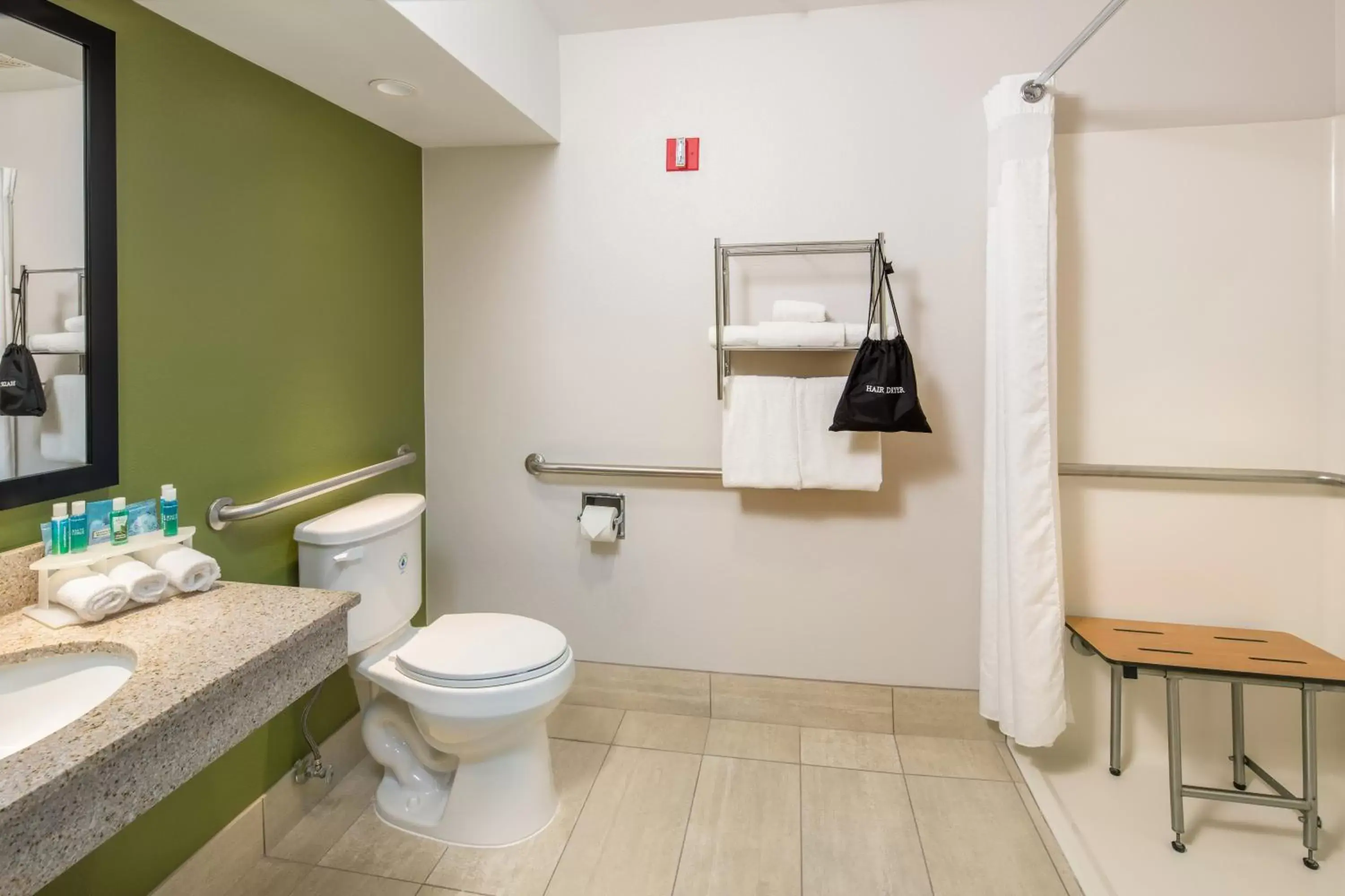 Photo of the whole room, Bathroom in Holiday Inn Express Cedar Rapids - Collins Road, an IHG Hotel