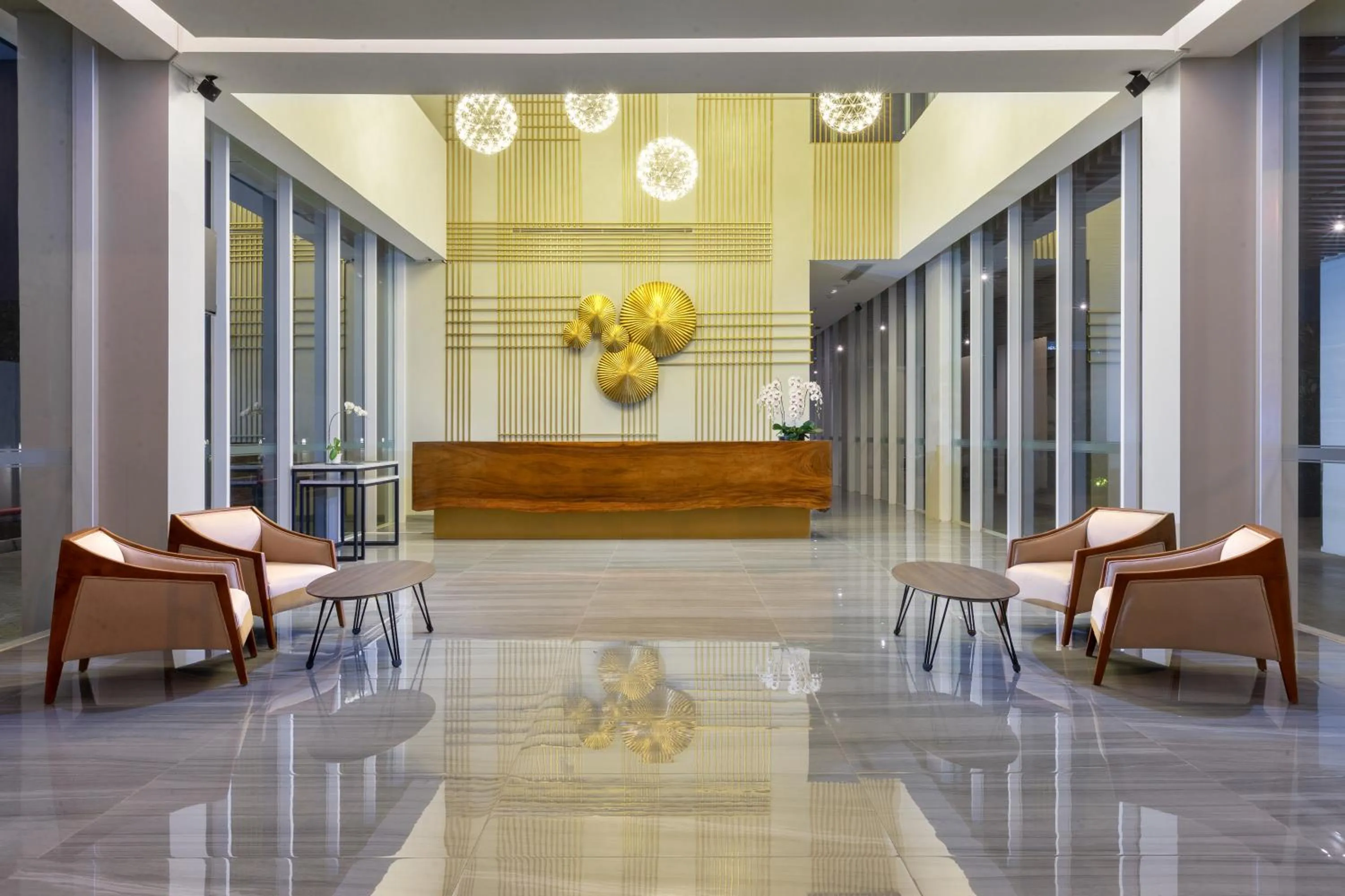 Lobby or reception in Hotel Santika Pasir Koja Bandung