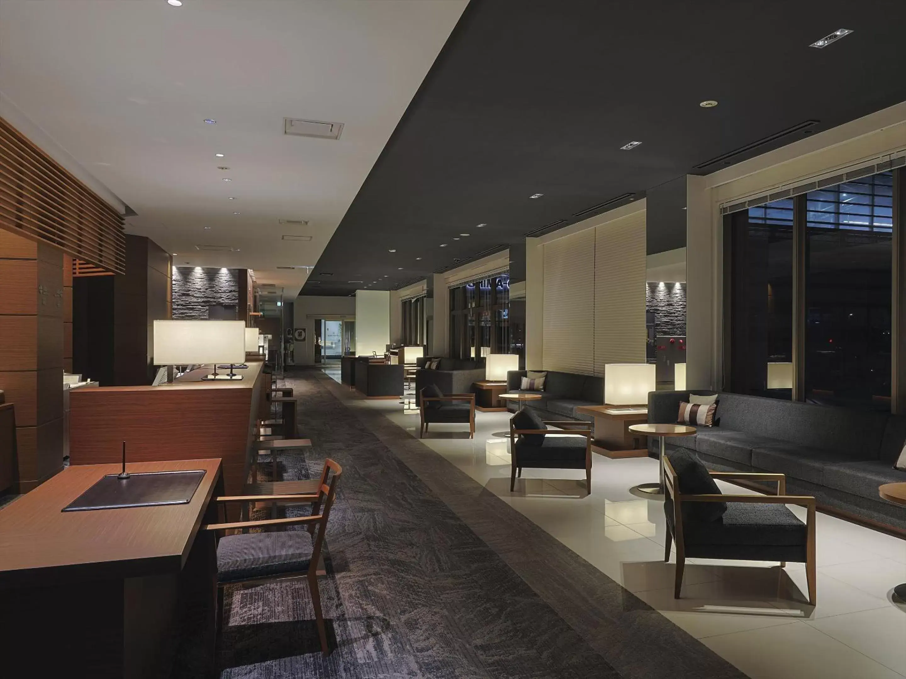 Lobby or reception, Restaurant/Places to Eat in JR Kyushu Hotel Kagoshima