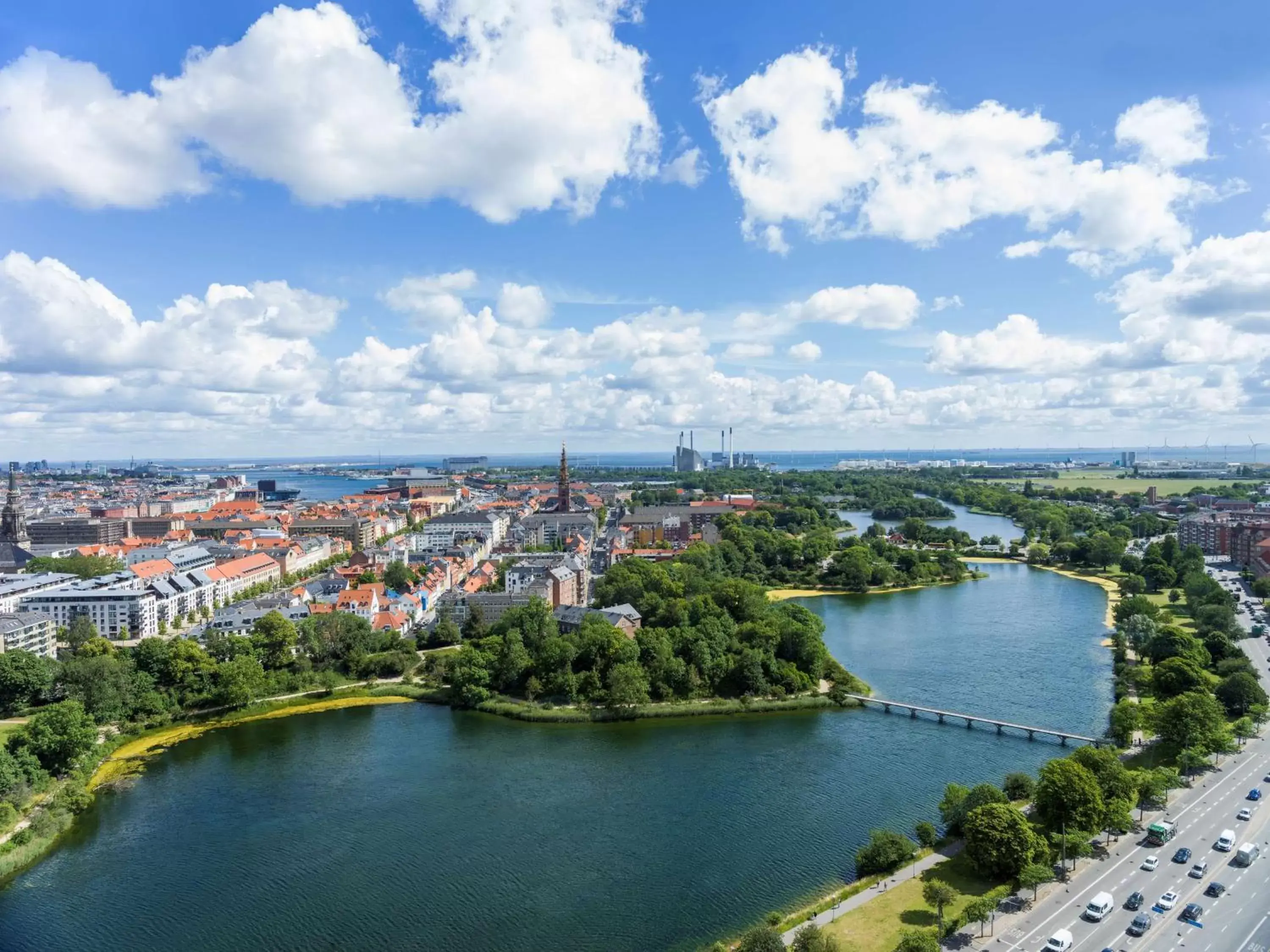 Natural landscape, Bird's-eye View in Radisson Blu Scandinavia Hotel, Copenhagen