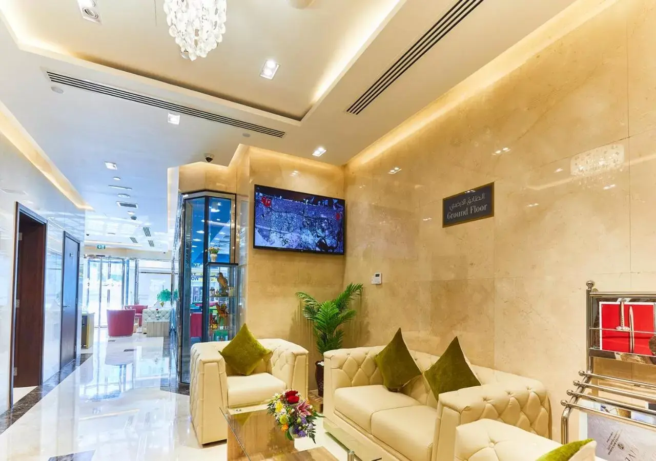 Lobby or reception, Seating Area in Rose Plaza Hotel Al Barsha