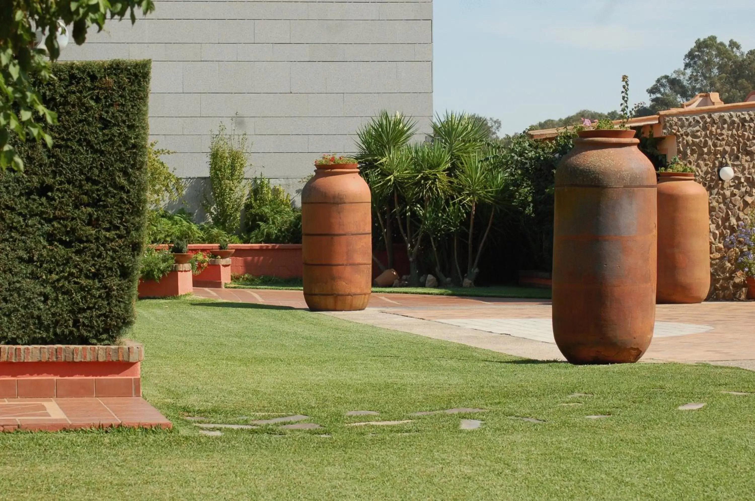 Garden in Hotel Rio Badajoz