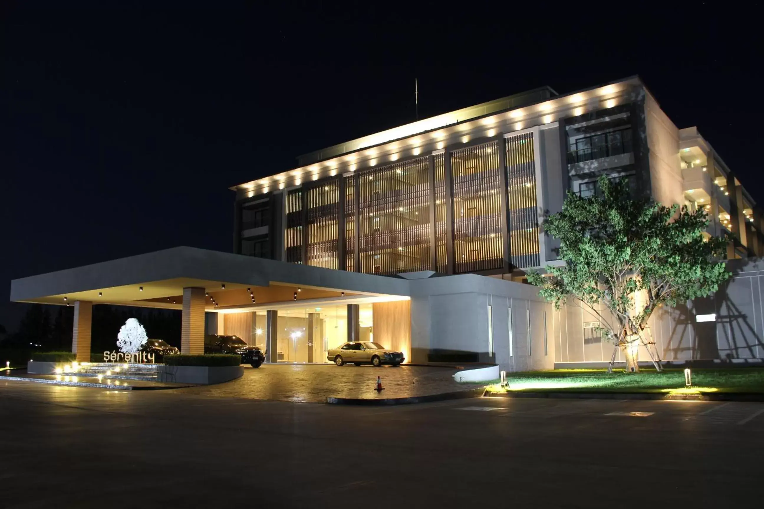 Facade/entrance, Property Building in Serenity Hotel and Spa Kabinburi