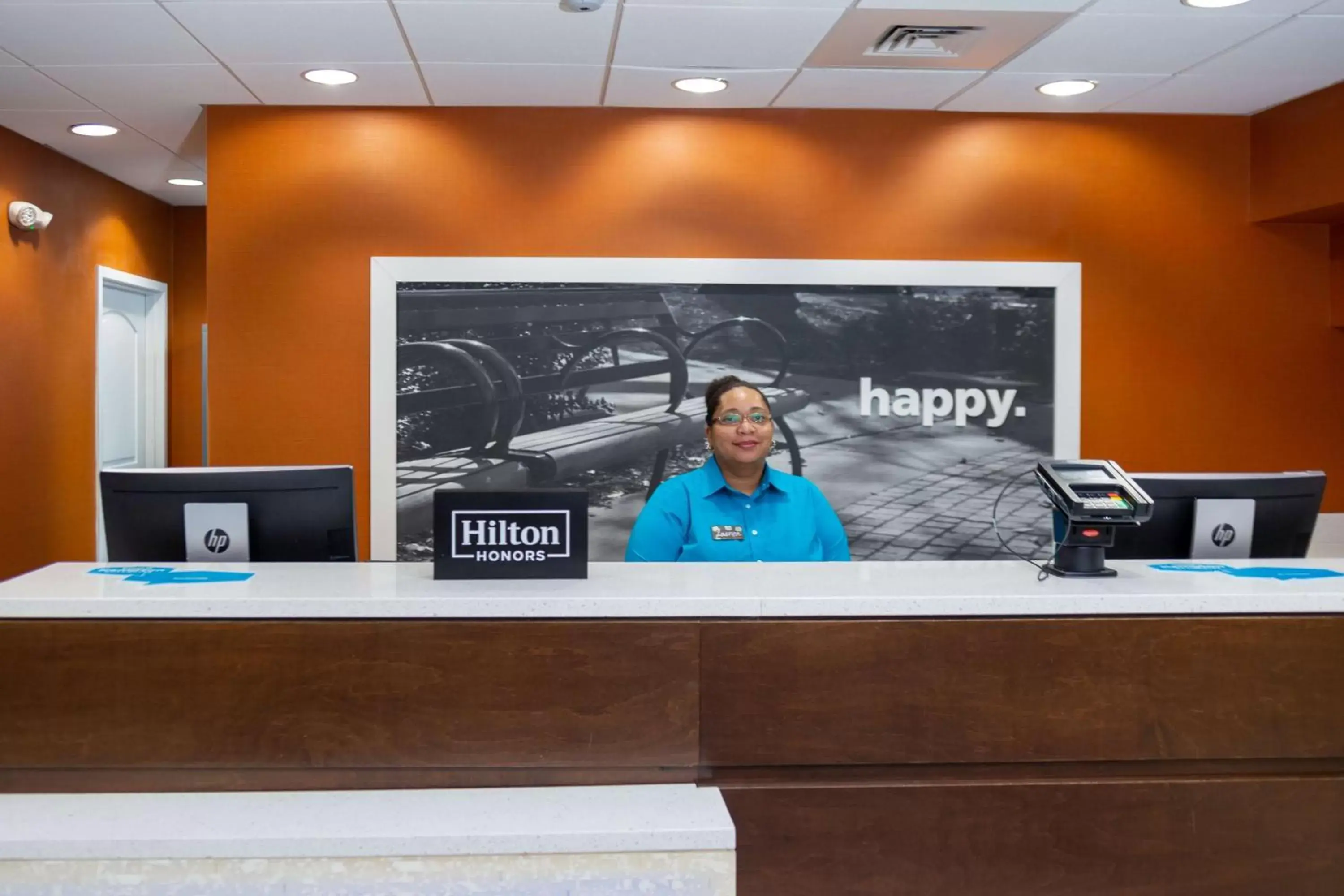 Lobby or reception in Hampton Inn Columbia I-26/Harbison Blvd Lobby or reception in Hampton Inn Columbia I-26/Harbison Blvd