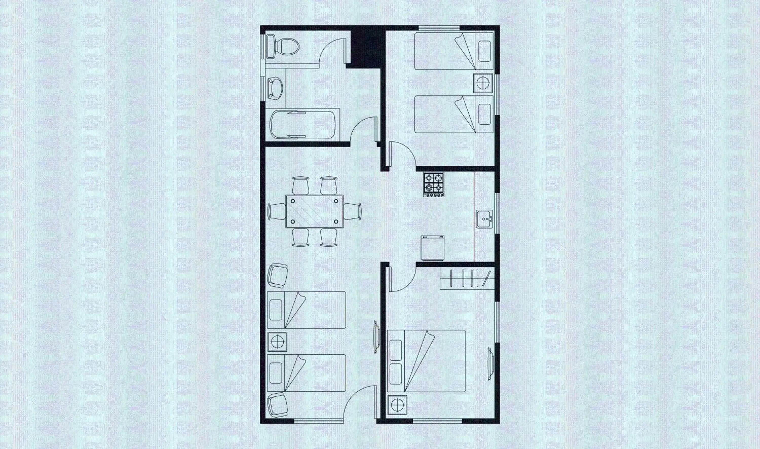 Floor Plan in Tudor Motor Lodge