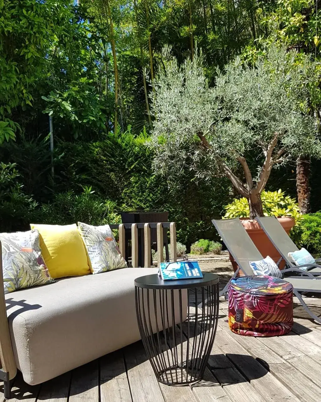 Garden view in Hotel Villa Victoria