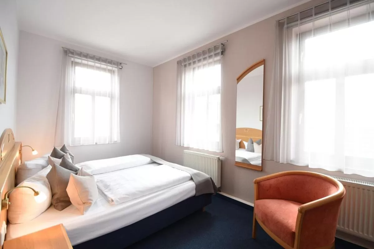 Bed in Hotel Anna Amalia