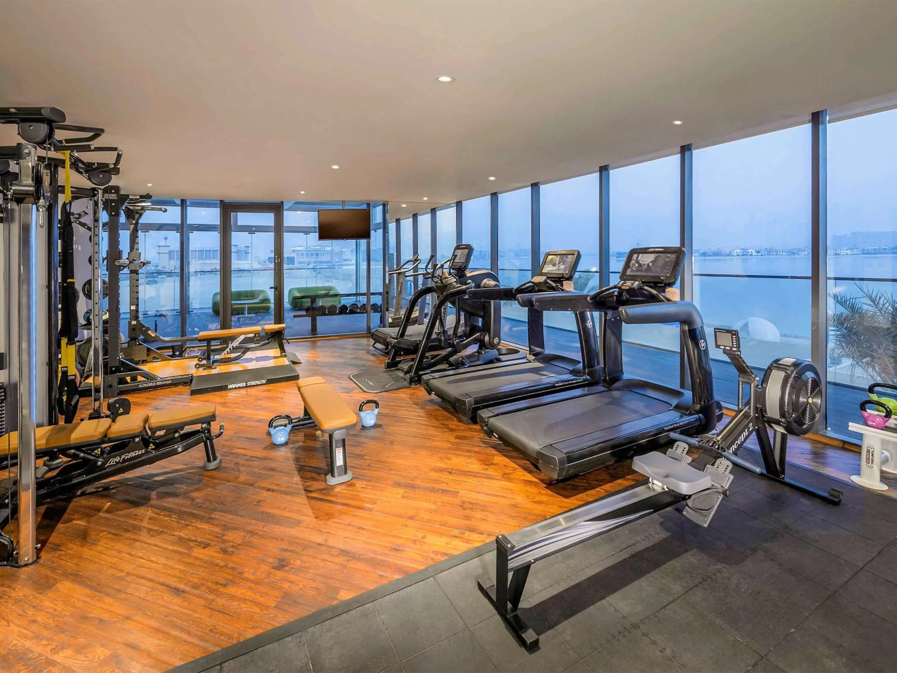 Fitness centre/facilities in The Retreat Palm Dubai MGallery by Sofitel