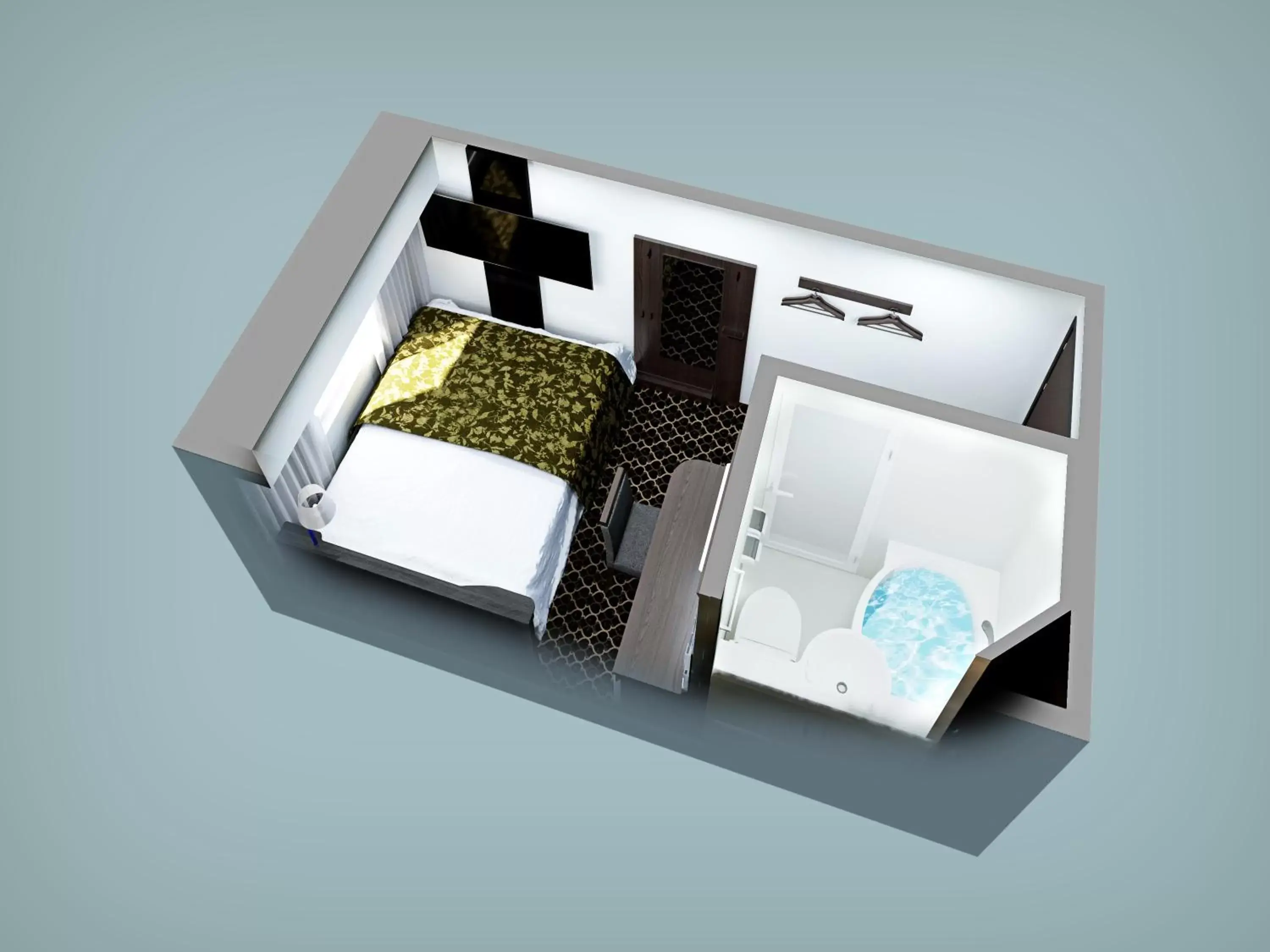 Photo of the whole room, Bed in APA Hotel Yamanote Otsuka Ekimae Tower Photo of the whole room, Bed in APA Hotel Yamanote Otsuka Ekimae Tower