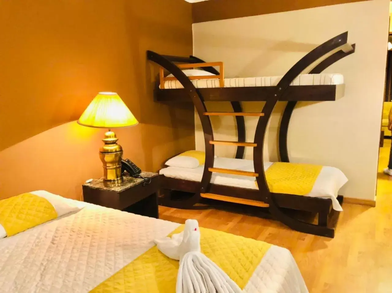 Bed in Hotel Los Ceibos Bed in Hotel Los Ceibos