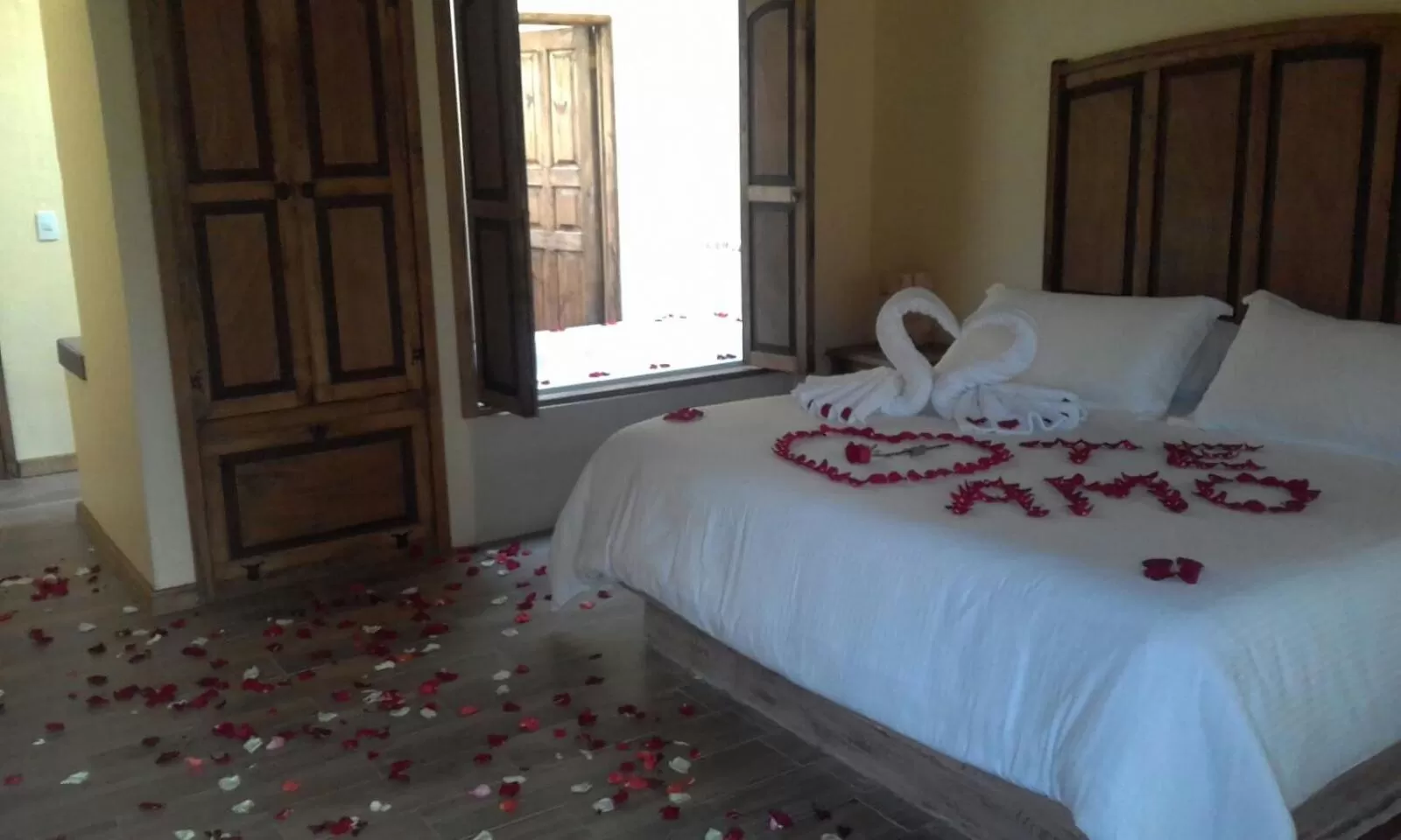 Bed in Cabañas La Cascada