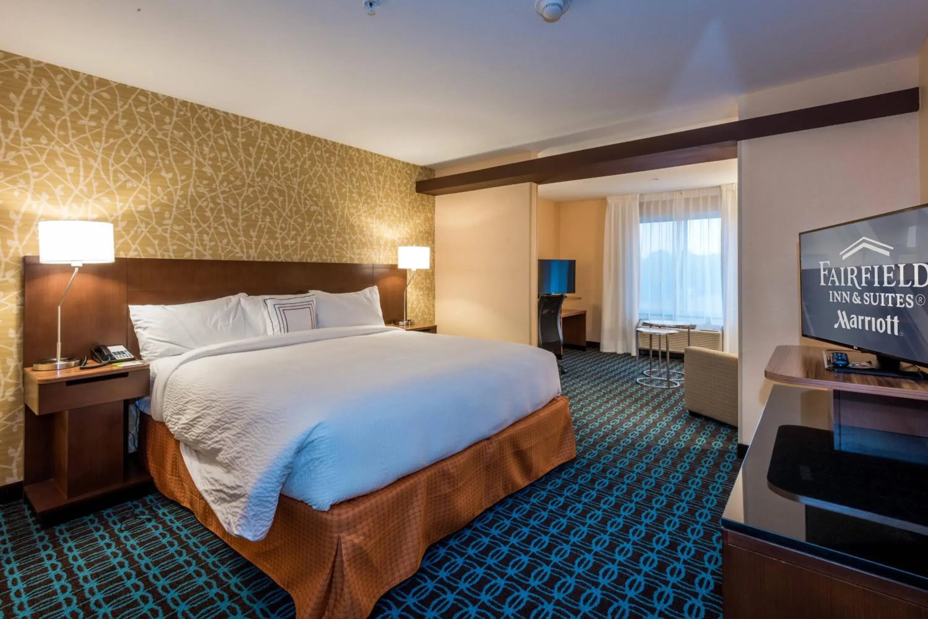Bedroom, Bed in Fairfield Inn & Suites by Marriott Enterprise