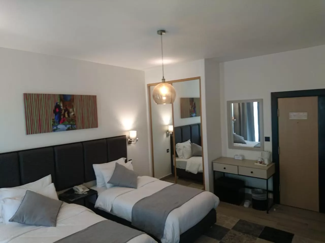 Coffee/tea facilities, Bed in The Conroy Boutique Hotel