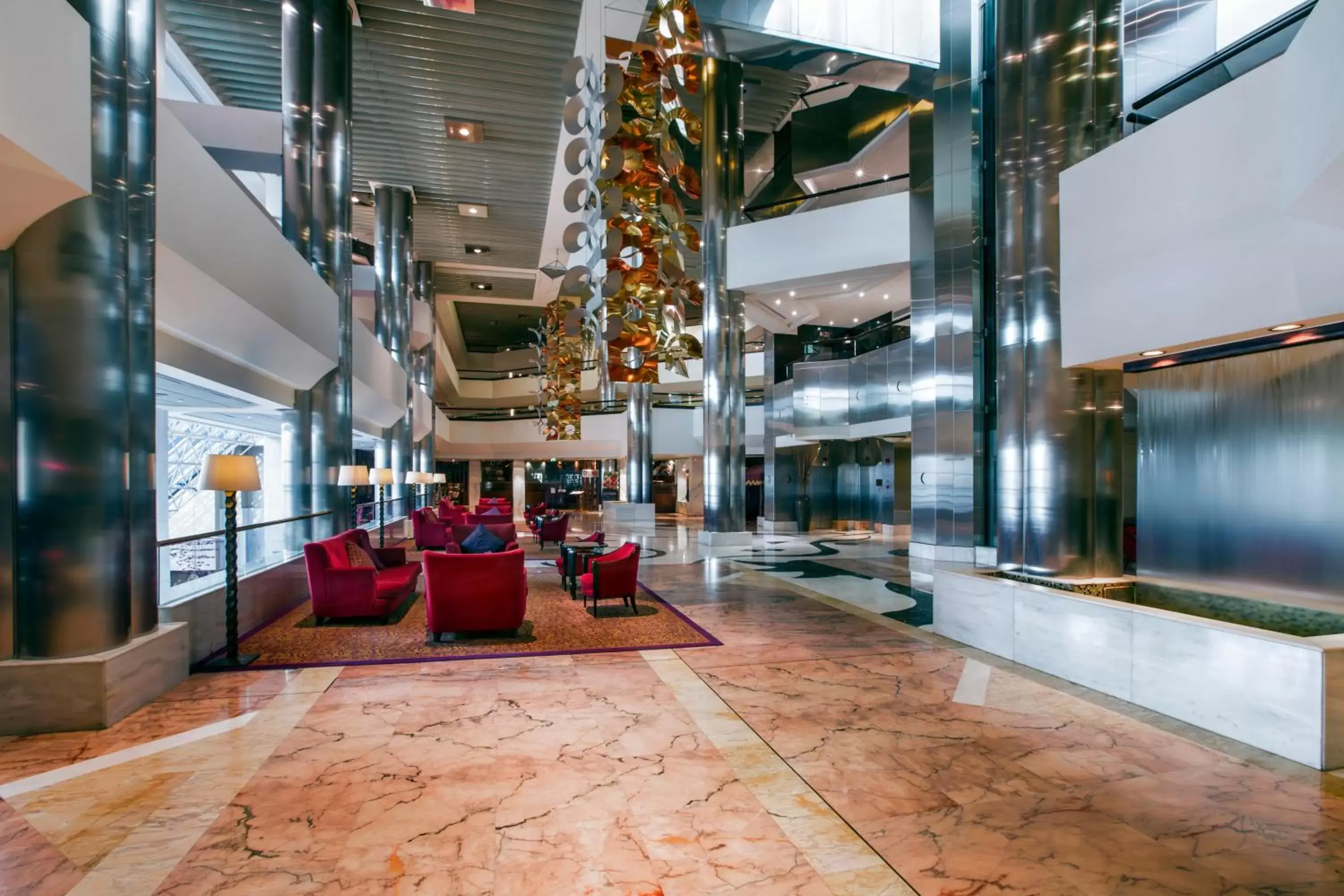 Lobby or reception in Crowne Plaza Dubai Deira, an IHG Hotel