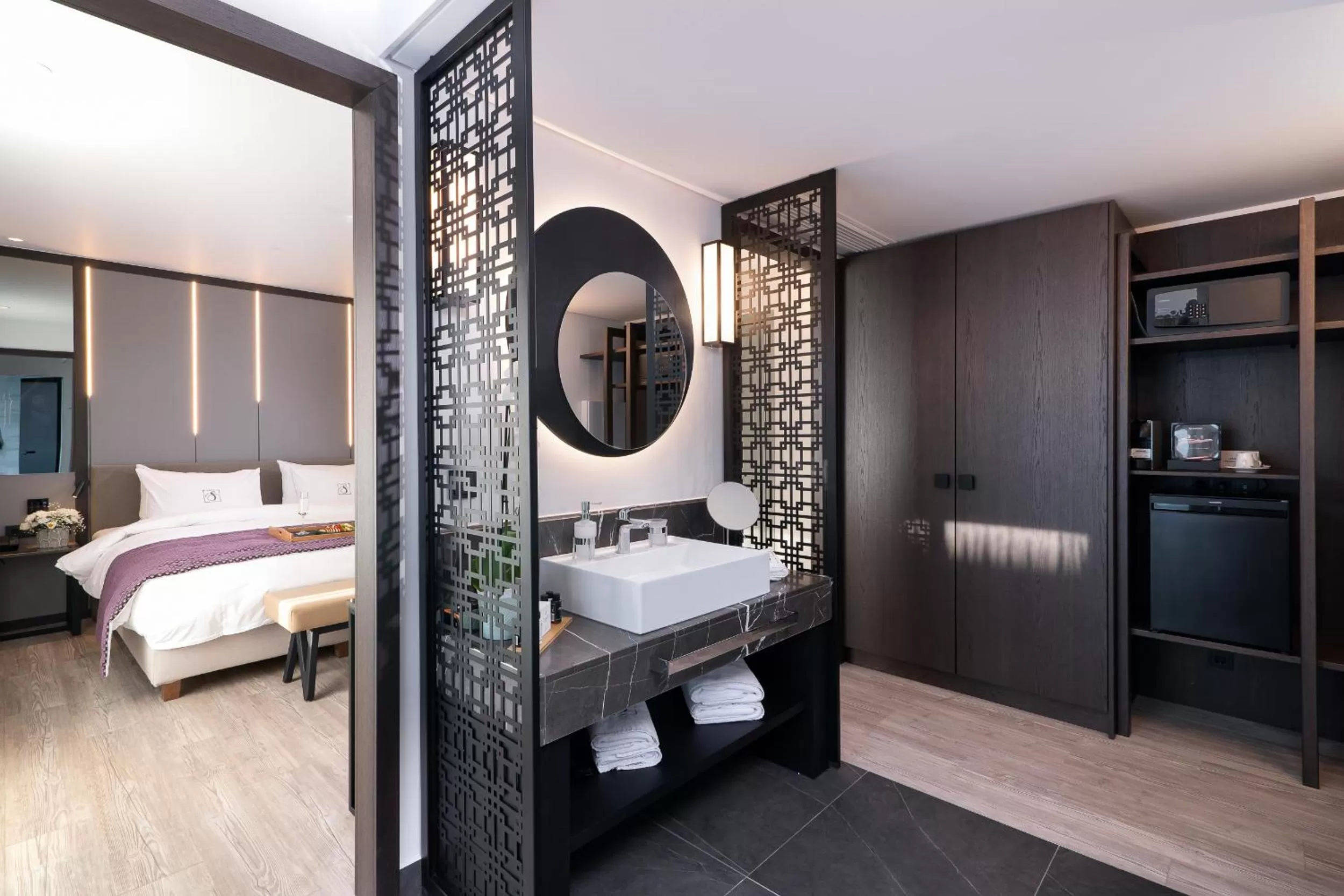 Bed in S Hotel Boutique Thessaloniki