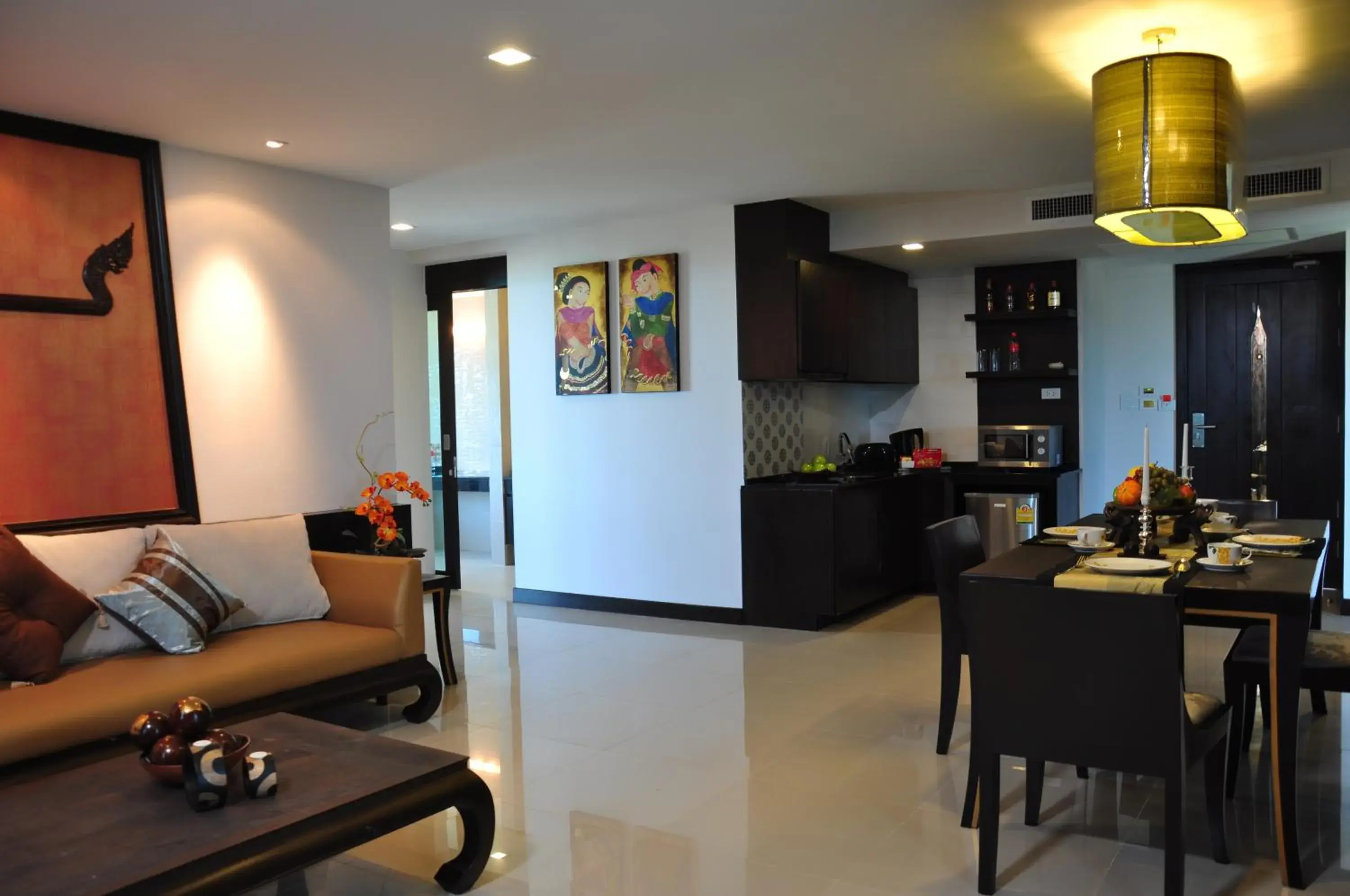 Dining area in Royal Thai Pavilion Hotel