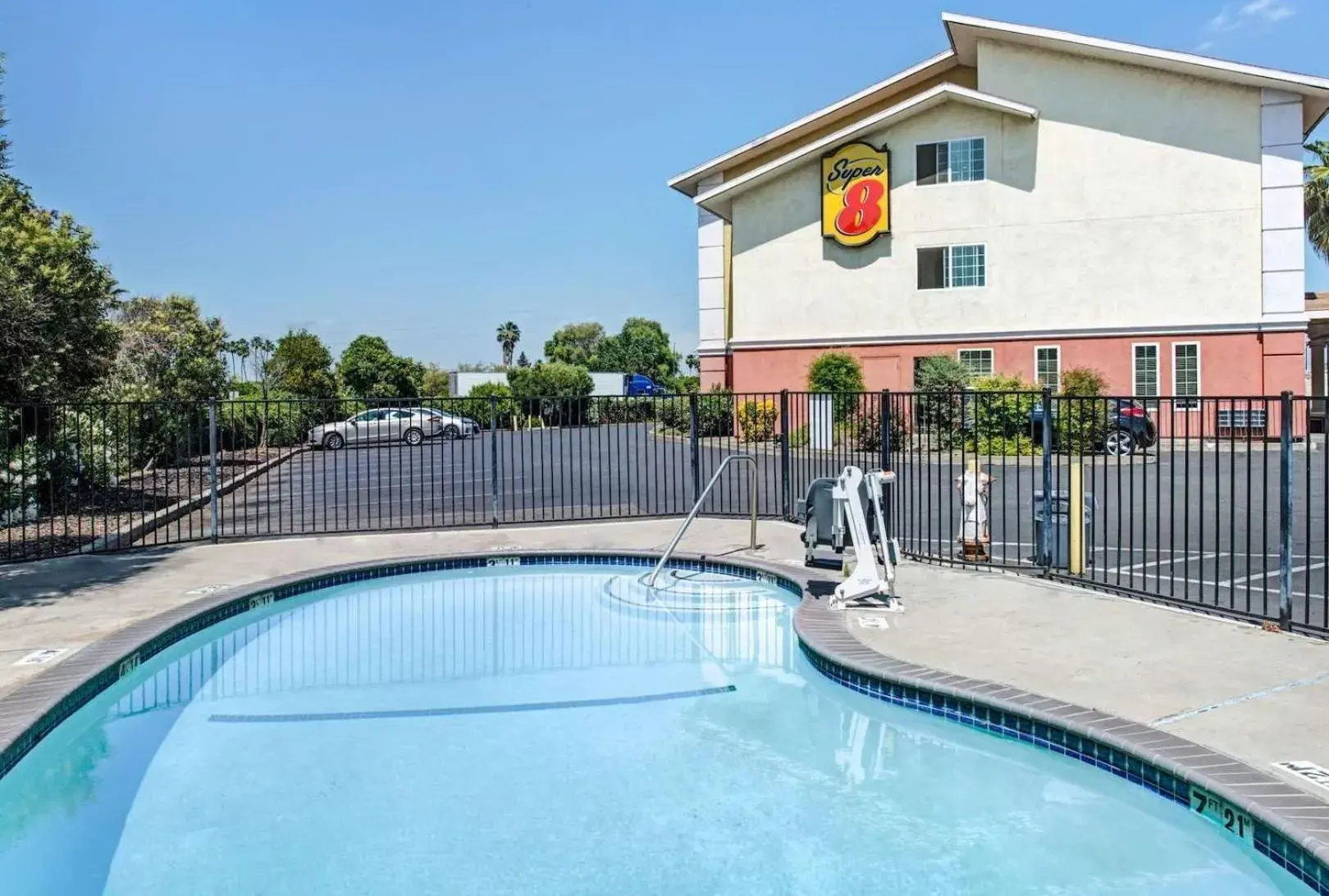Swimming Pool in Super 8 by Wyndham Sacramento/Florin Rd