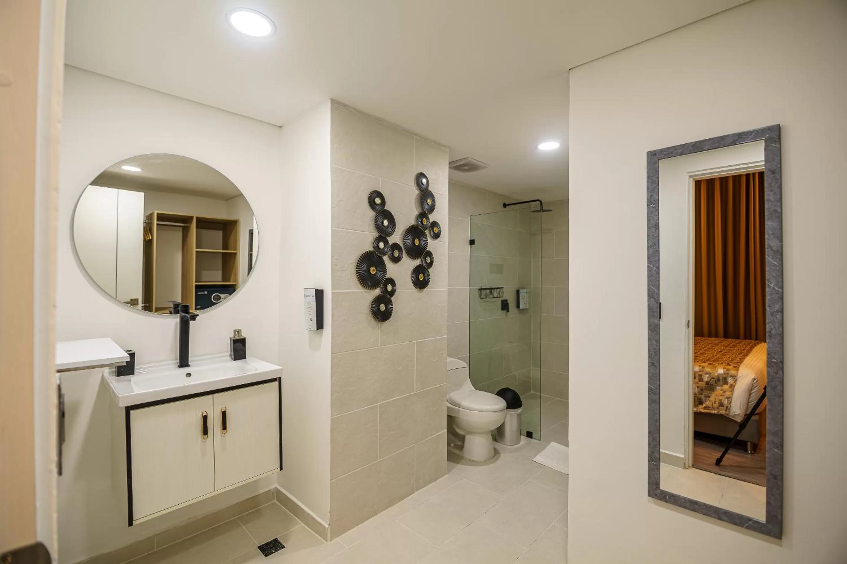 Shower in First Class Hotel