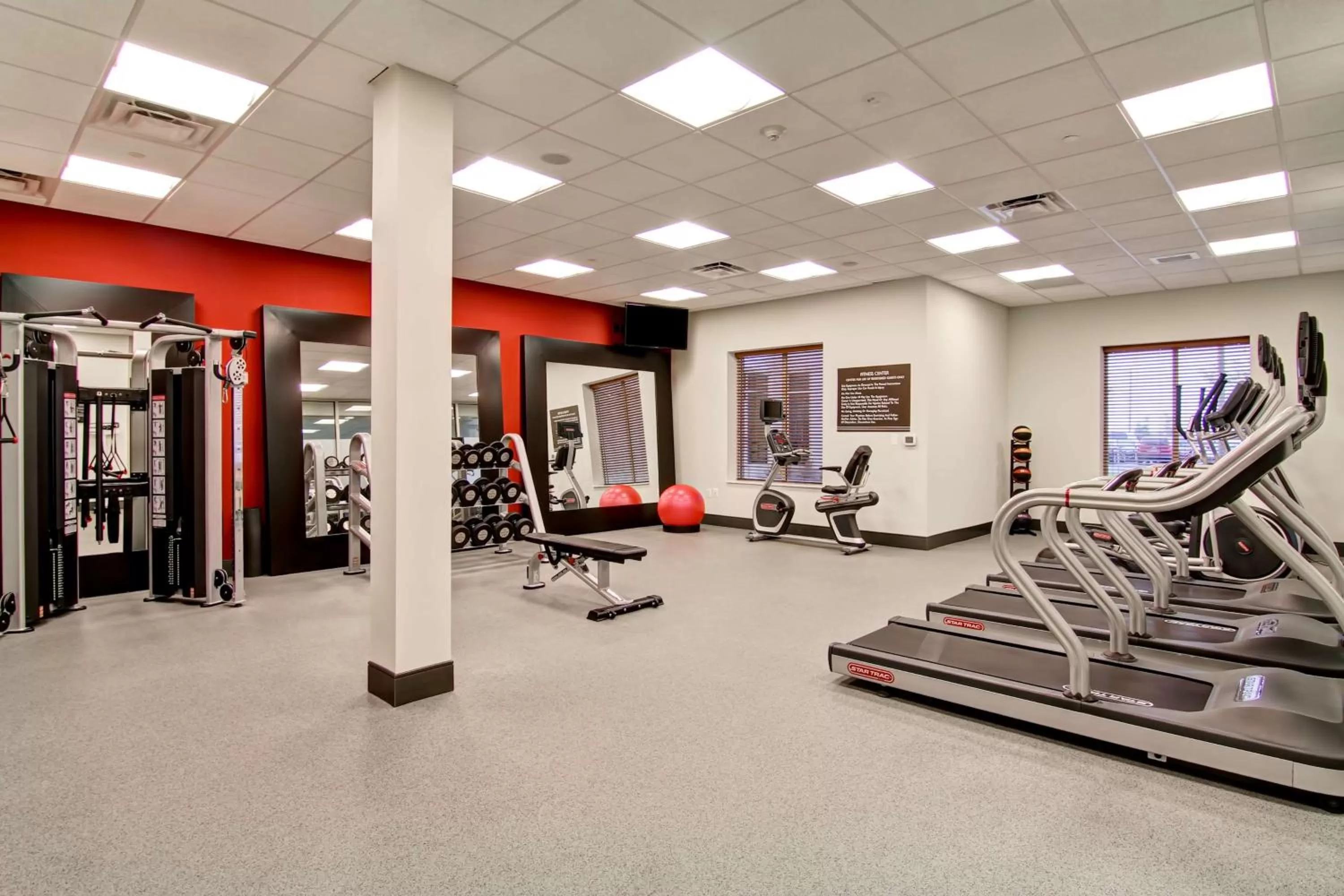 Fitness centre/facilities in Hilton Garden Inn Woodbridge