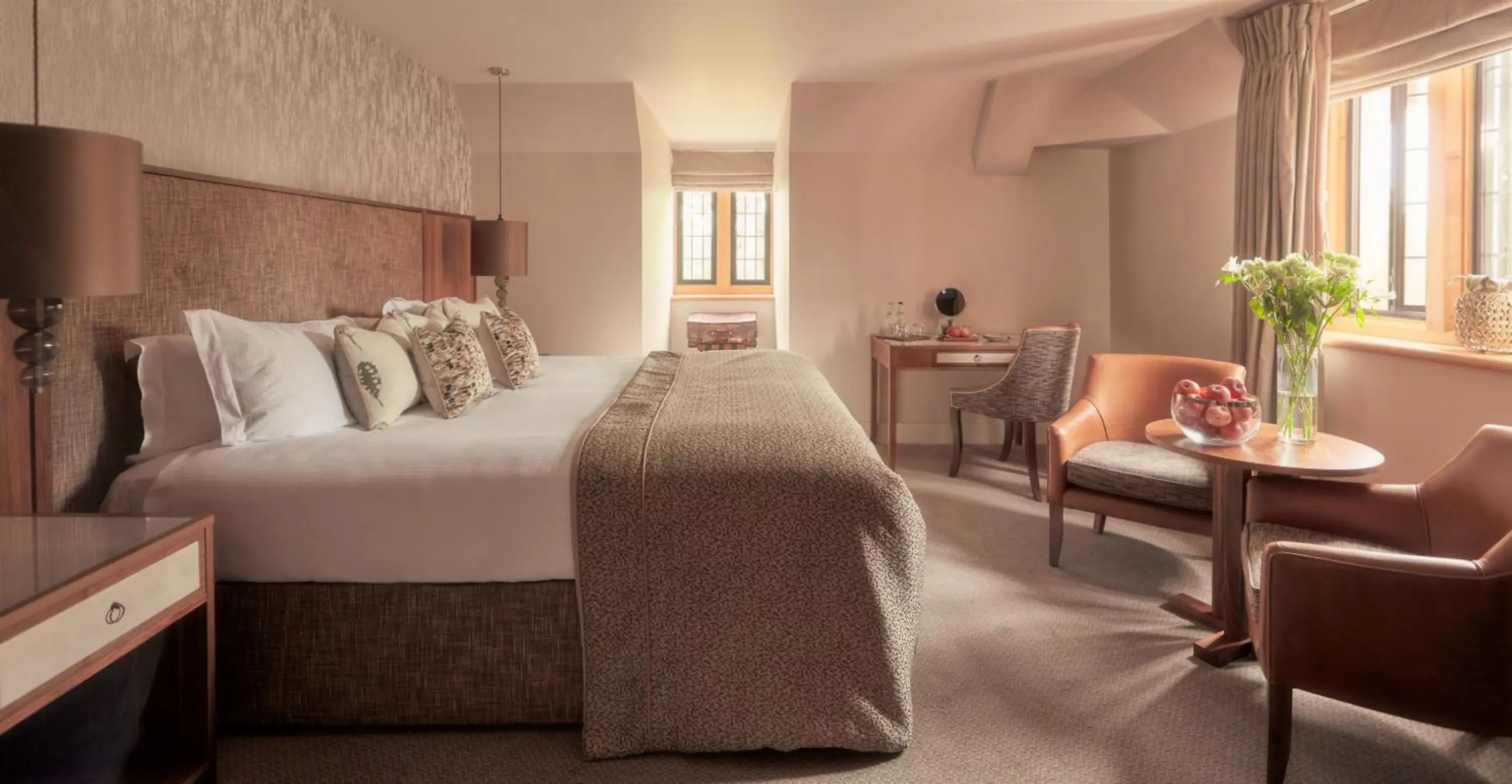 Bedroom, Seating Area in Mallory Court Country House Hotel & Spa