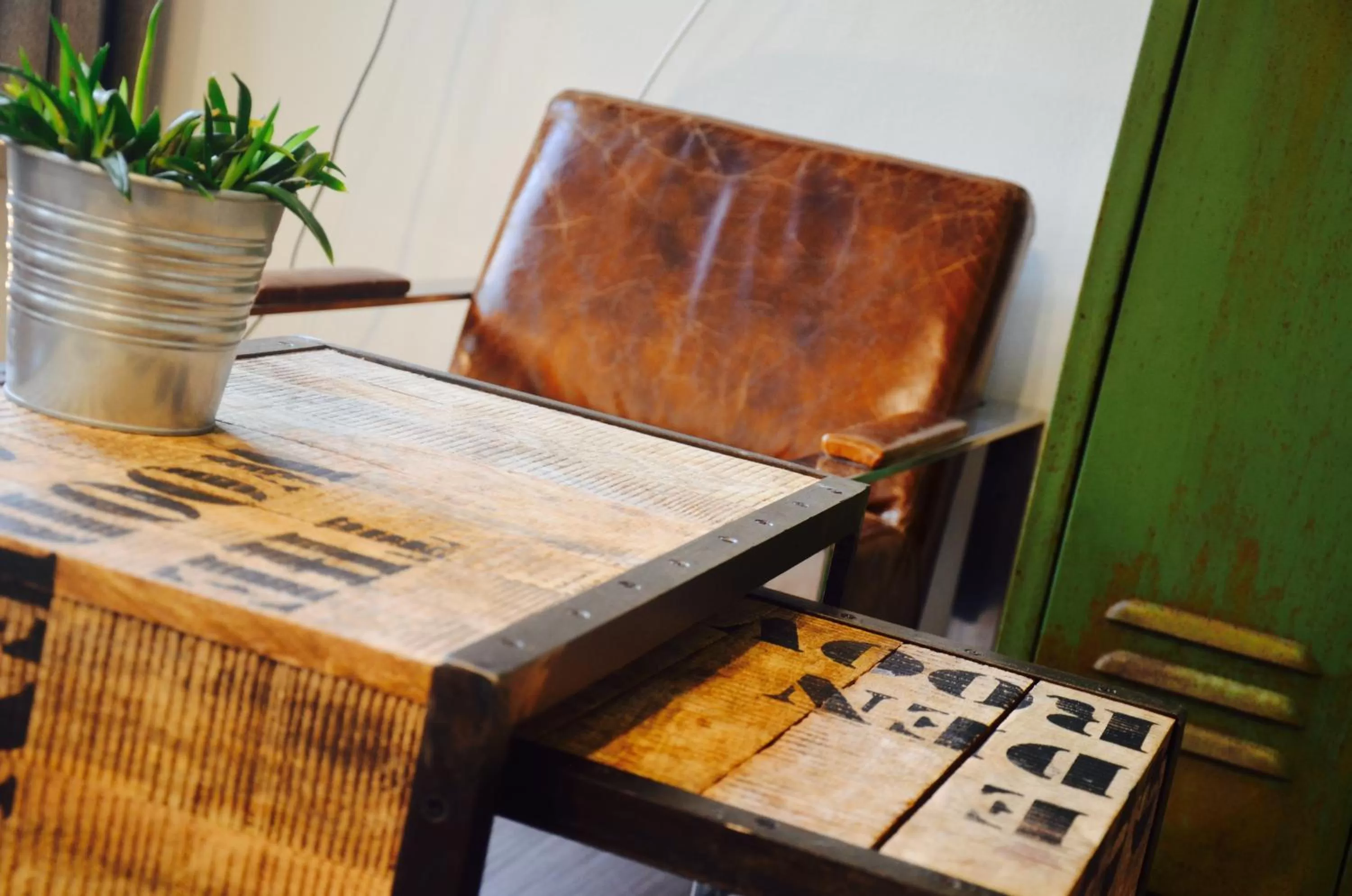 Seating area in BE41 Boutique Hotel