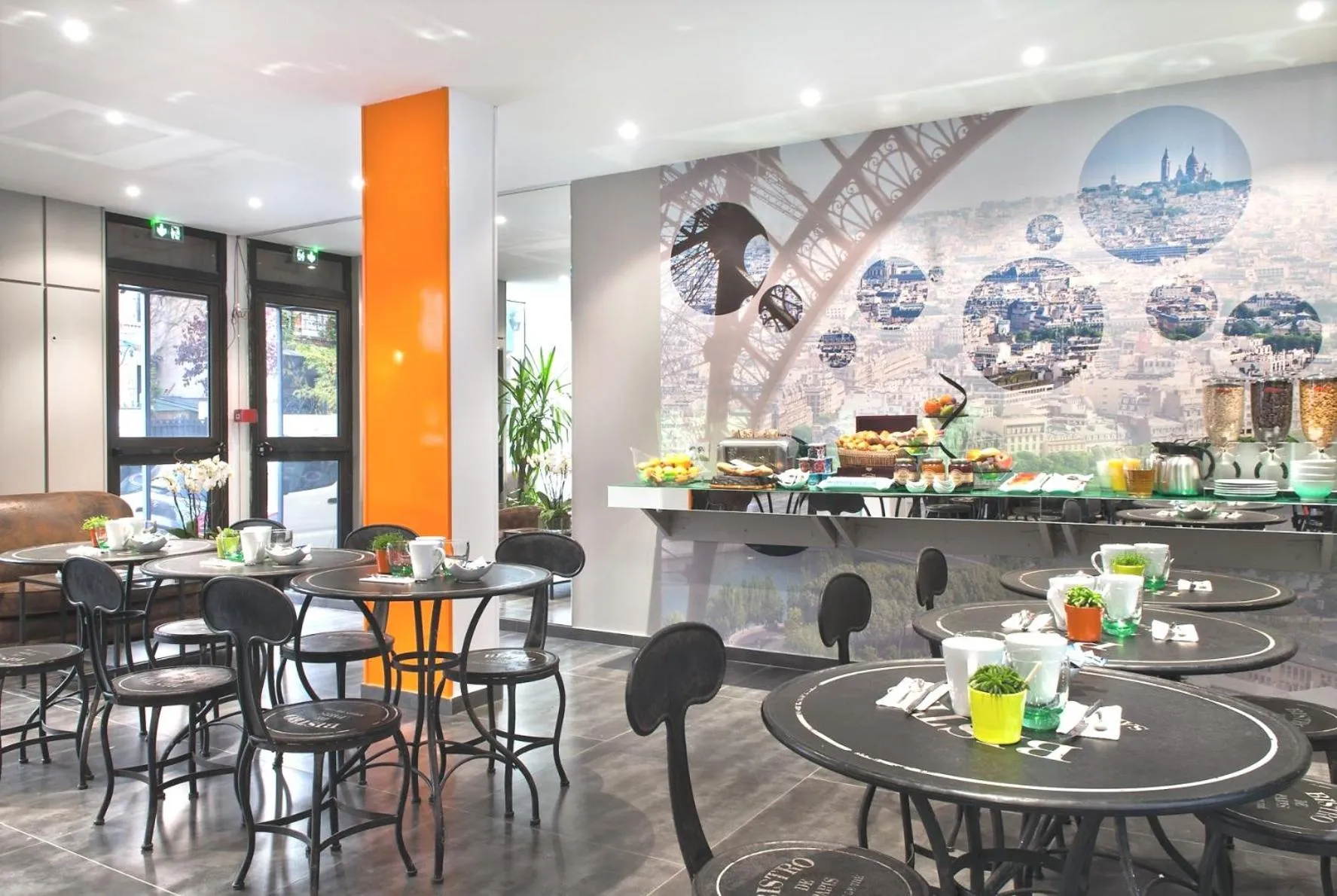 Buffet breakfast in Hotel Alpha Paris Eiffel by Patrick Hayat