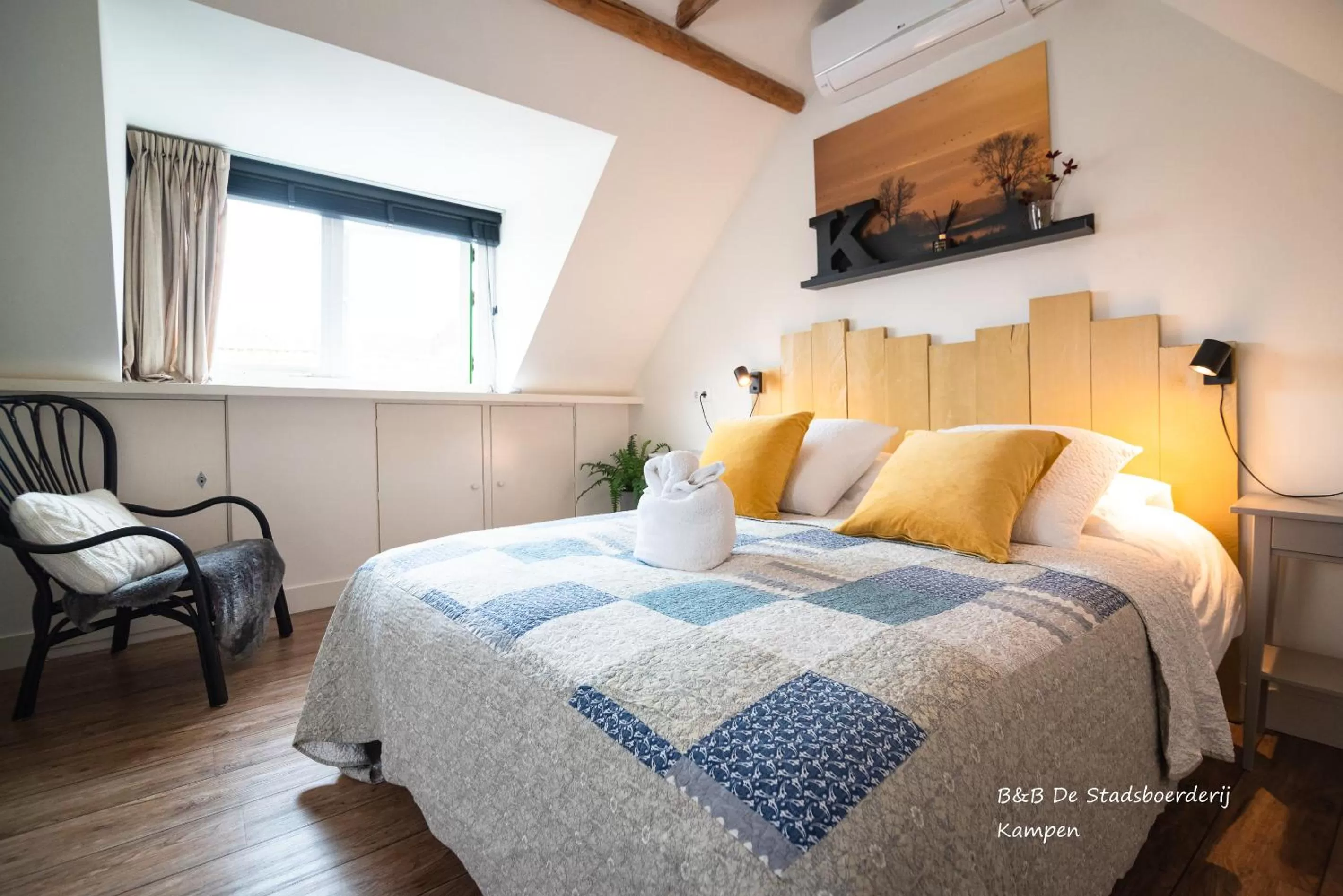 Bedroom, Bed in De Stadsboerderij