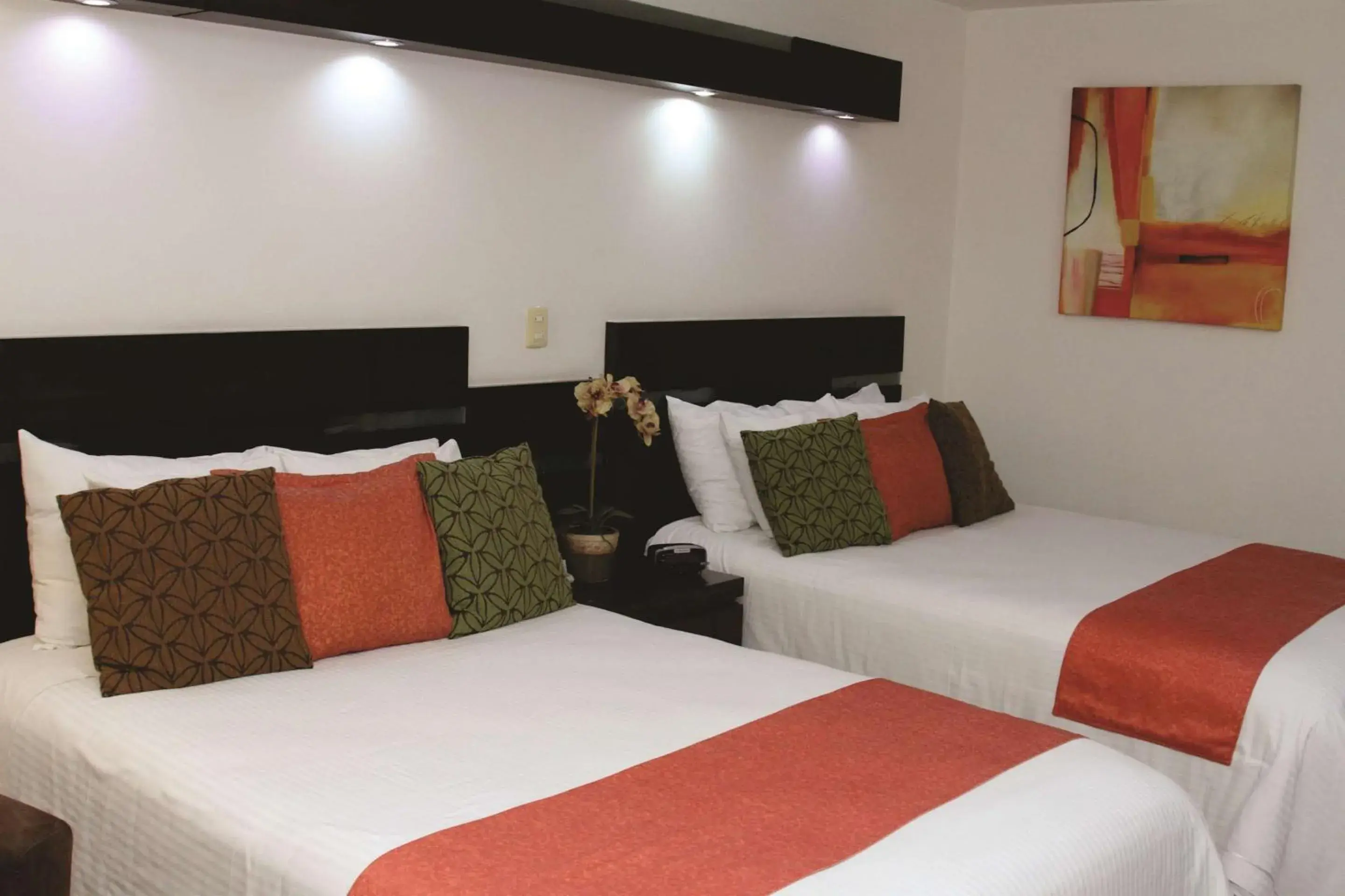 Bed in Hotel Poza Rica Centro