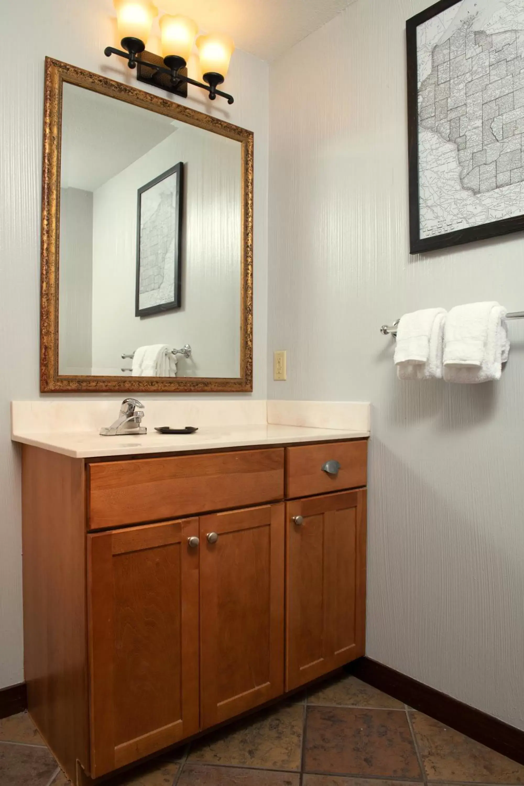 Bathroom in Club Wyndham Glacier Canyon