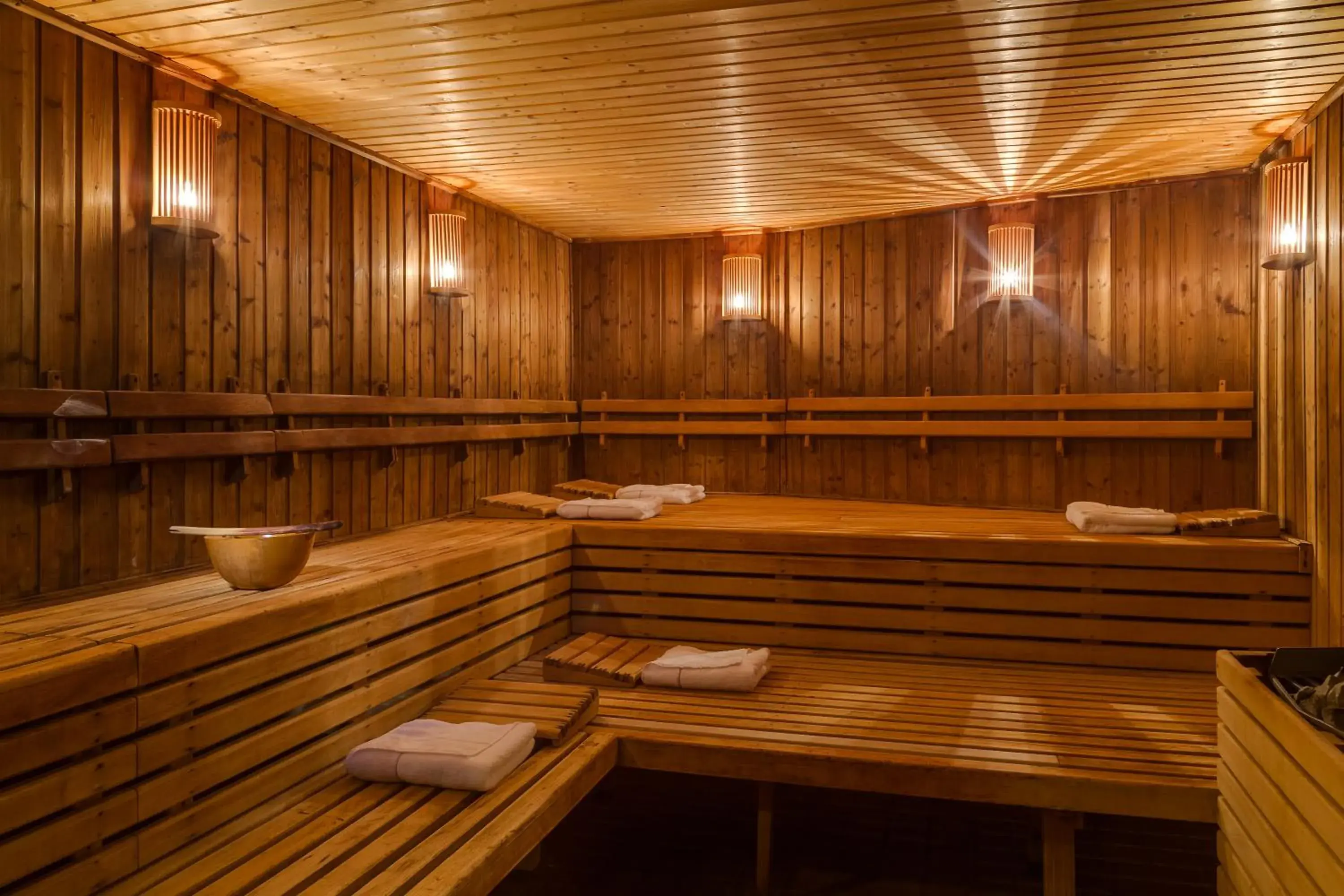 Sauna in Arabella Hotel, Golf and Spa